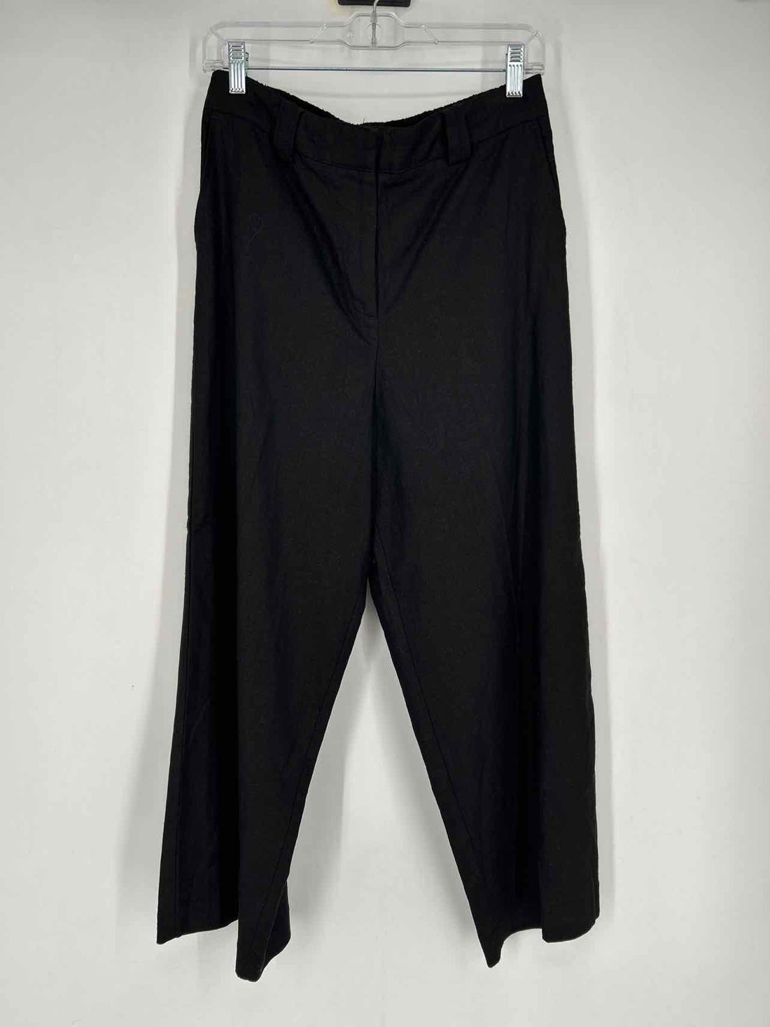 Rachel Zoe Size 8 Black Linen/Rayon Pants
