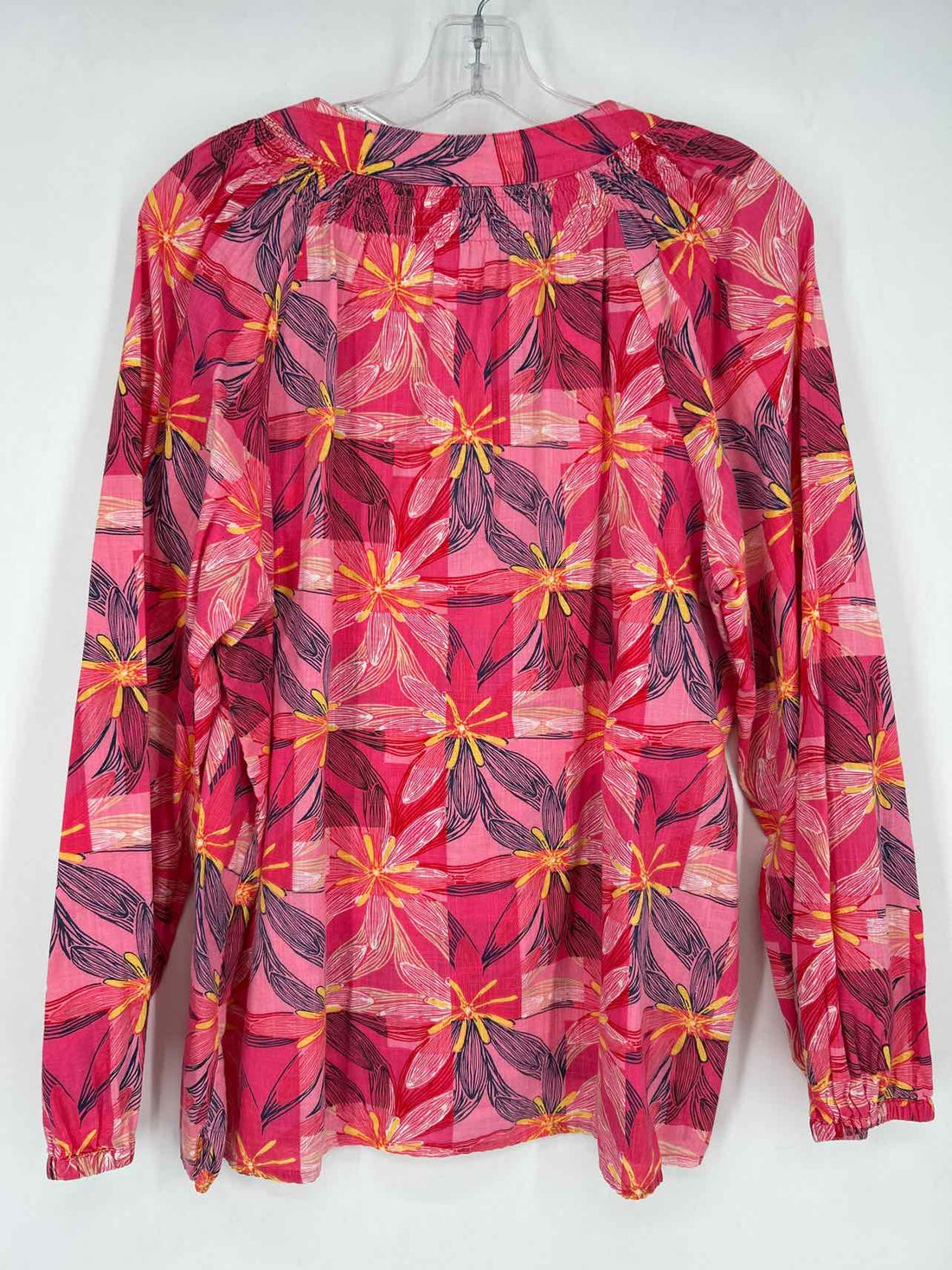 Lilly Pulitzer XL Pink Floral Long Sleeve Lilly Pulitzer Top