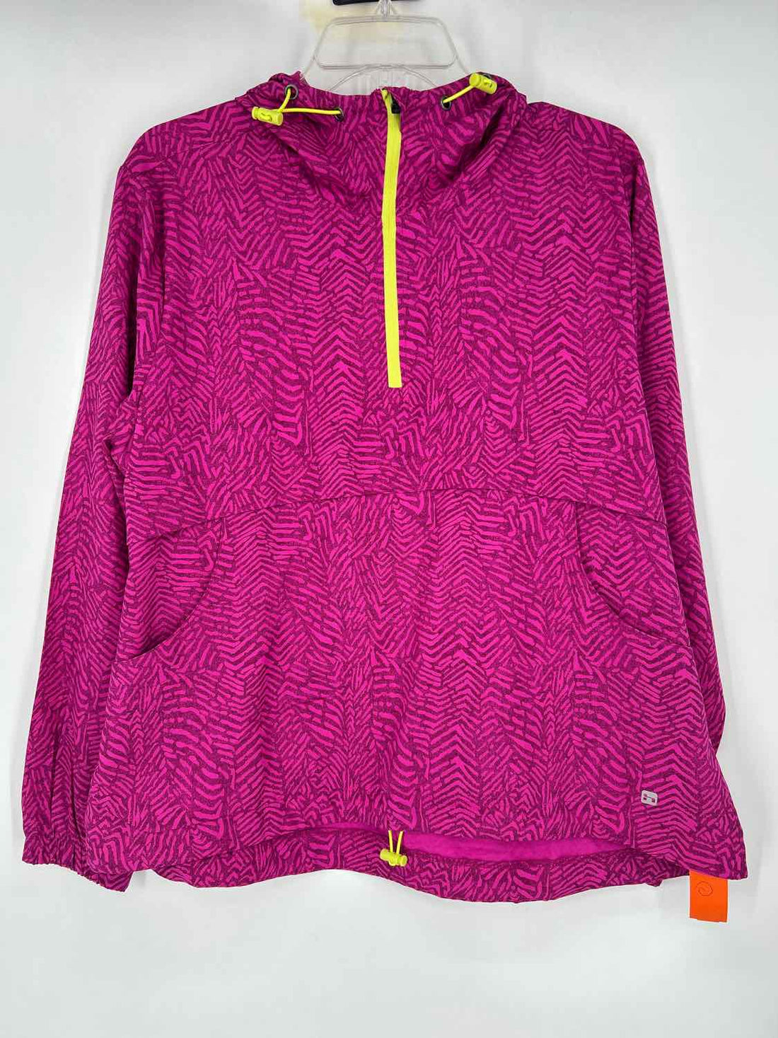Hind Size L Magenta Print Long Sleeve Active Tops