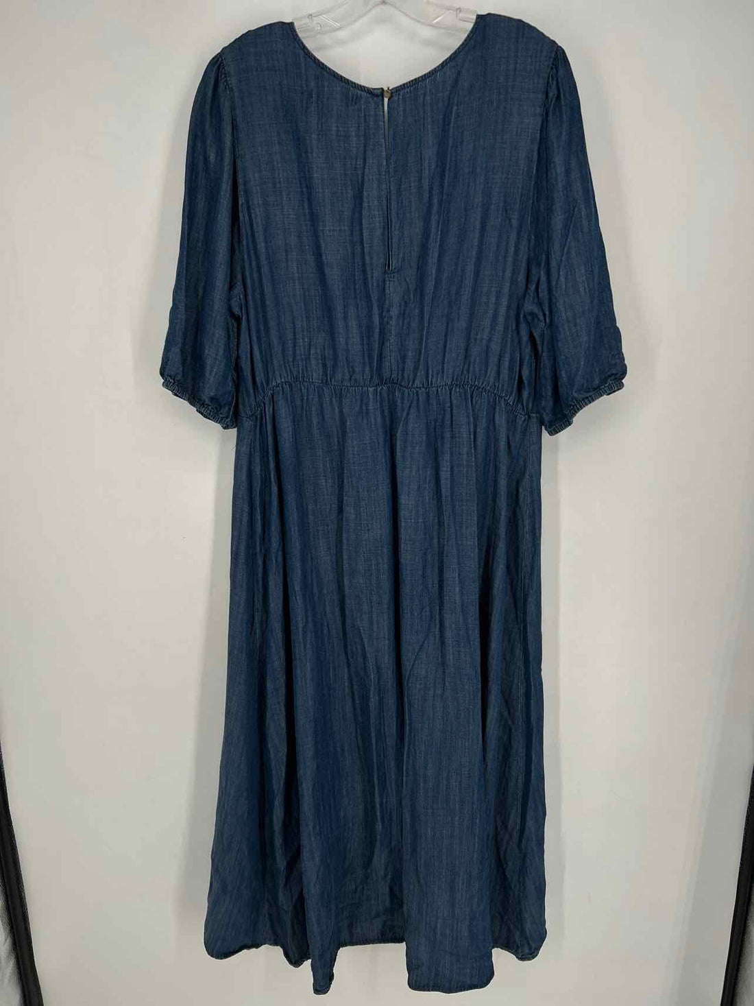 Standards & Practices Size 1X Chambray Short Sleeve Dress