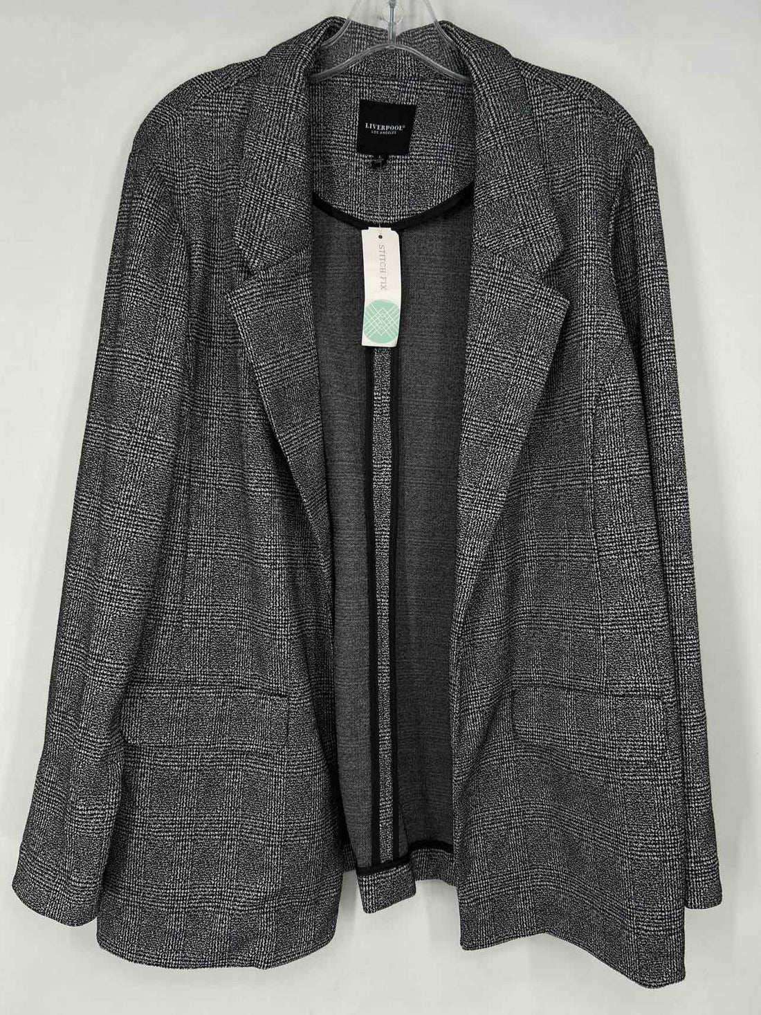 Liverpool Size L Black & White Blazer
