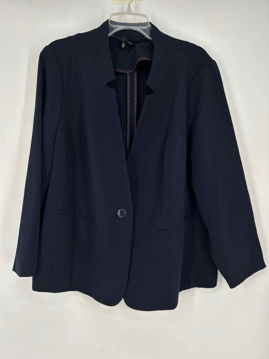 Talbots Size 16W Navy Blazer