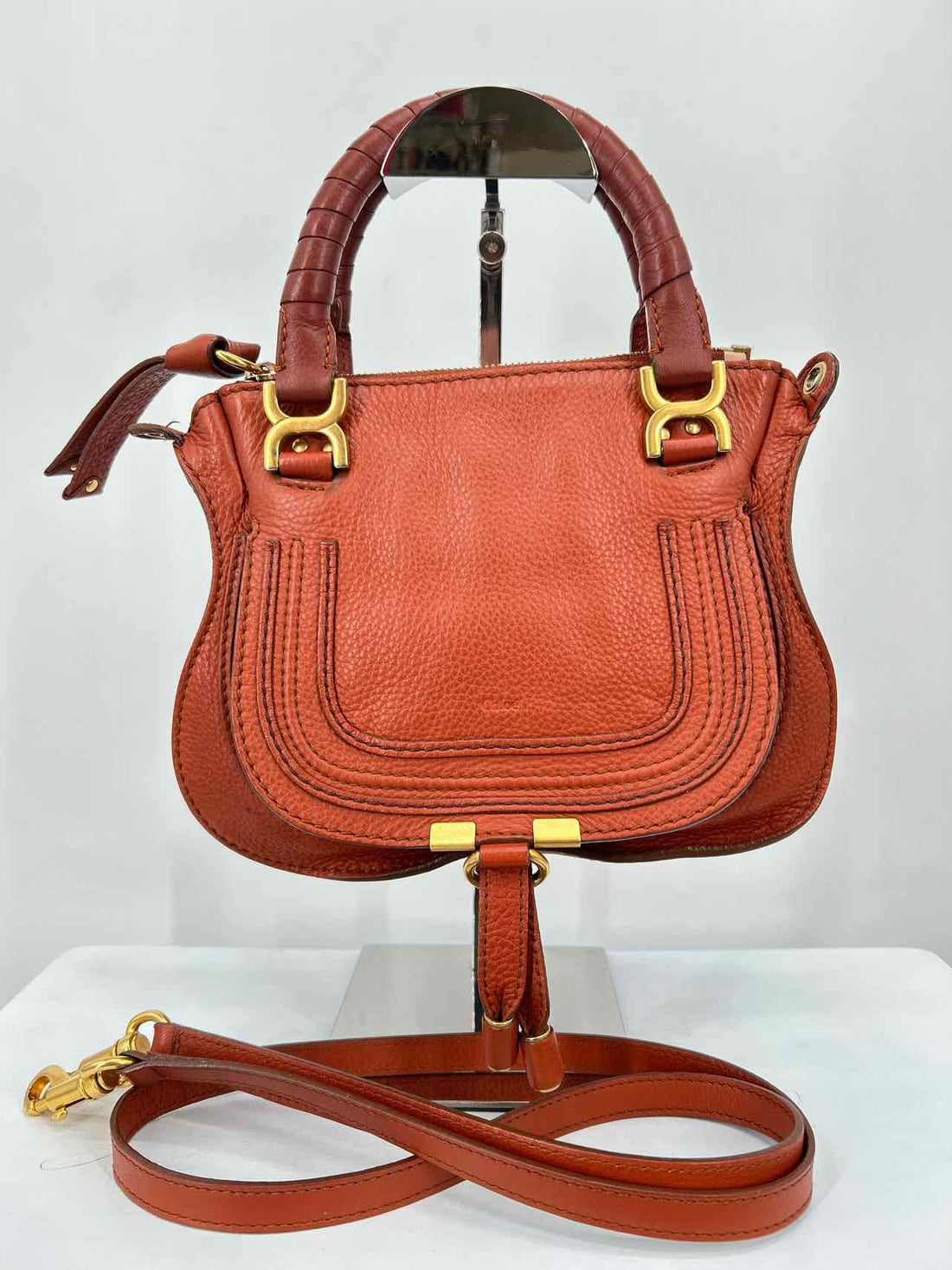 Chloe Cognac Leather Like New LUXURY