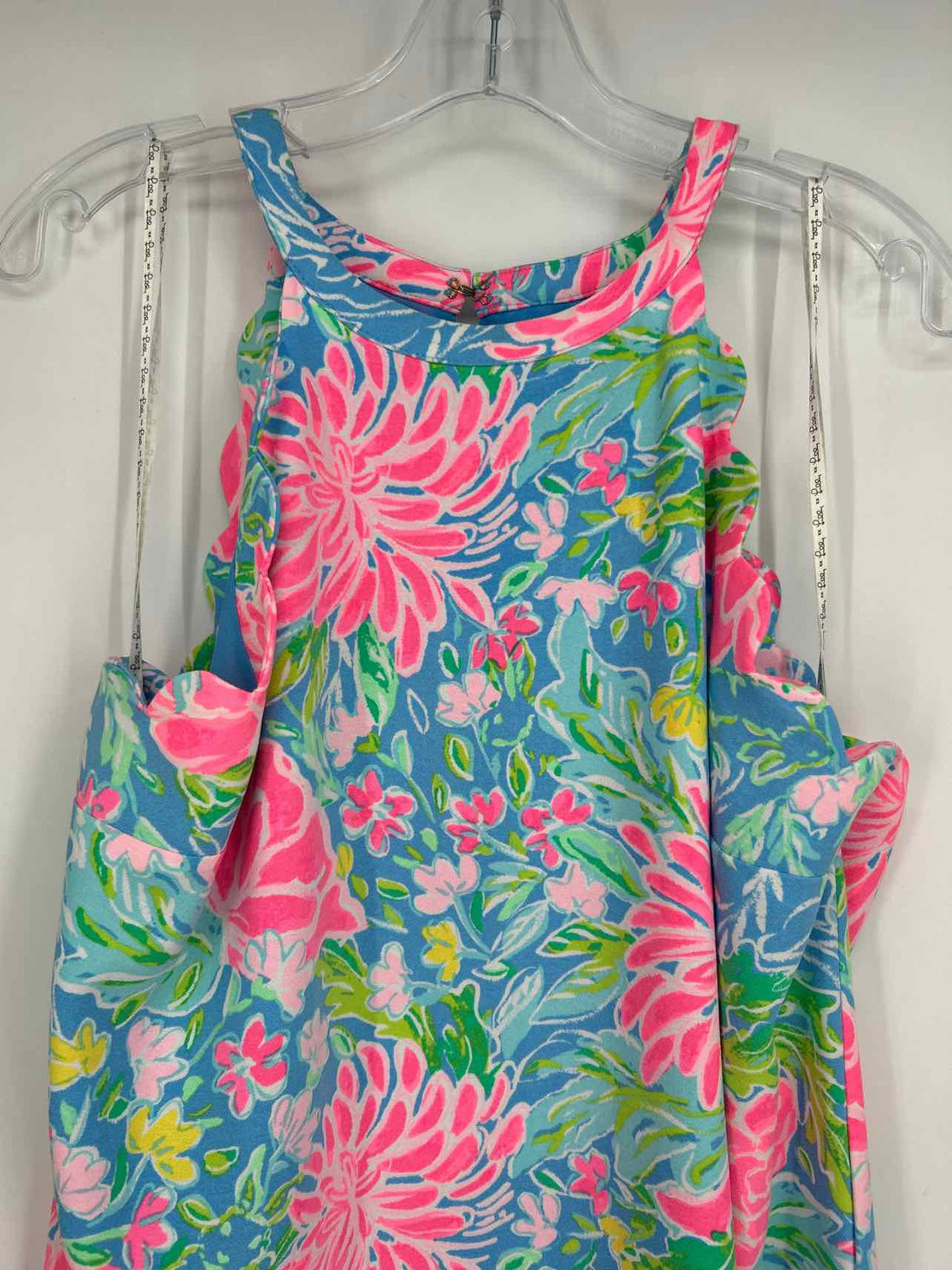 Lilly Pulitzer XL Blue Floral Lilly Pulitzer Dress