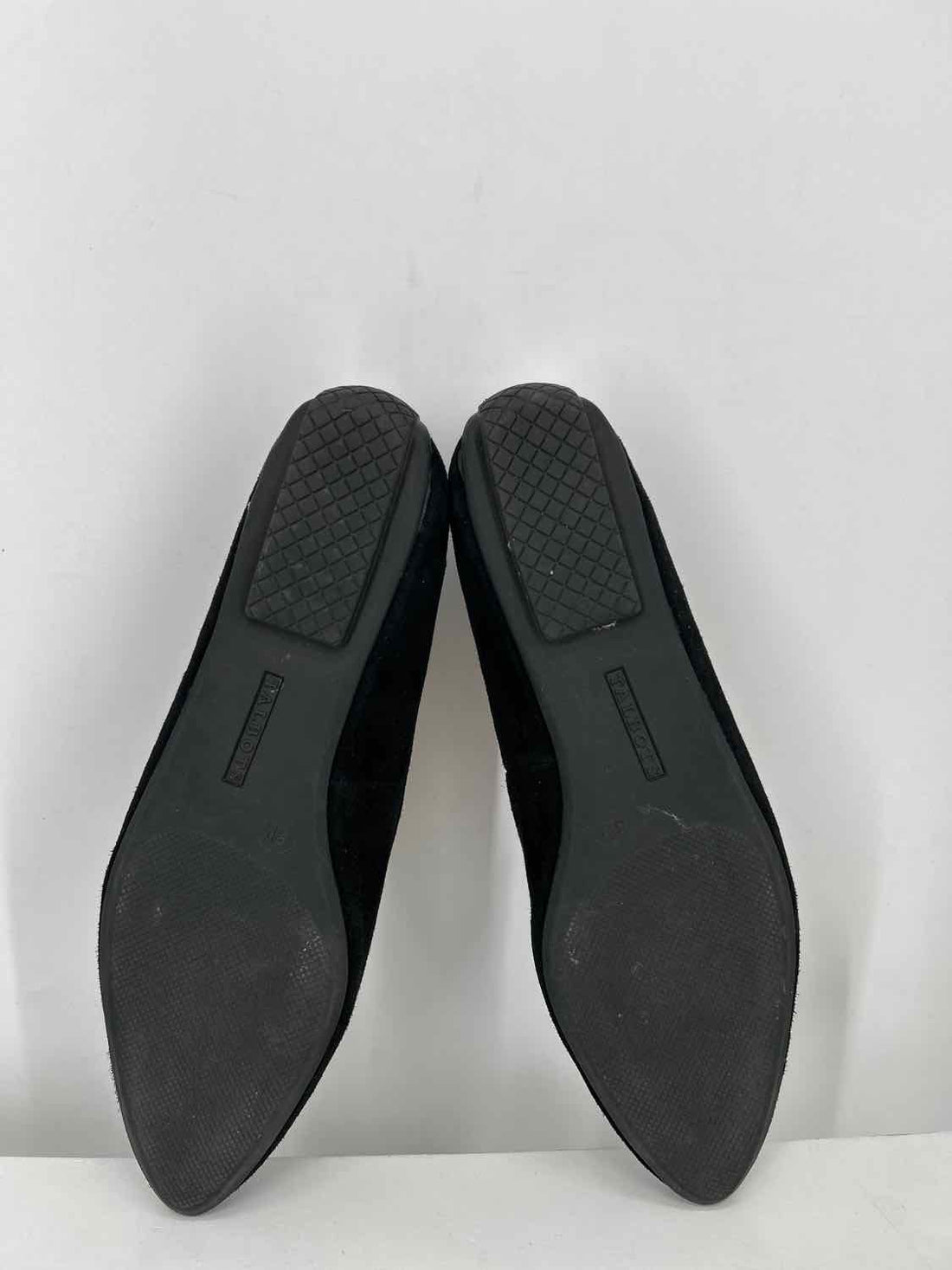 Talbots Women Size 8 Black Genuine Leather Loafers