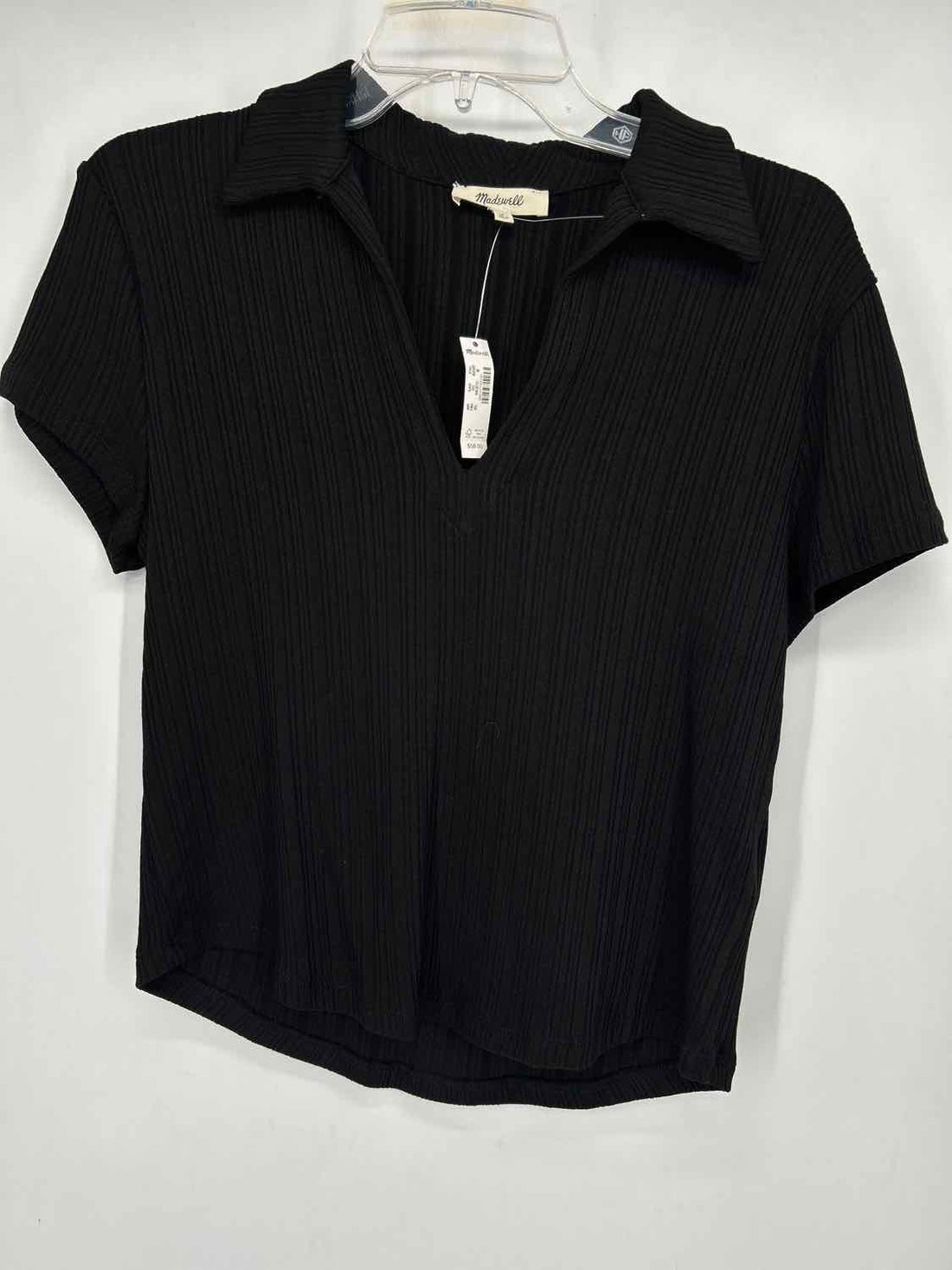 Madewell Size M Black NWT Short Sleeve