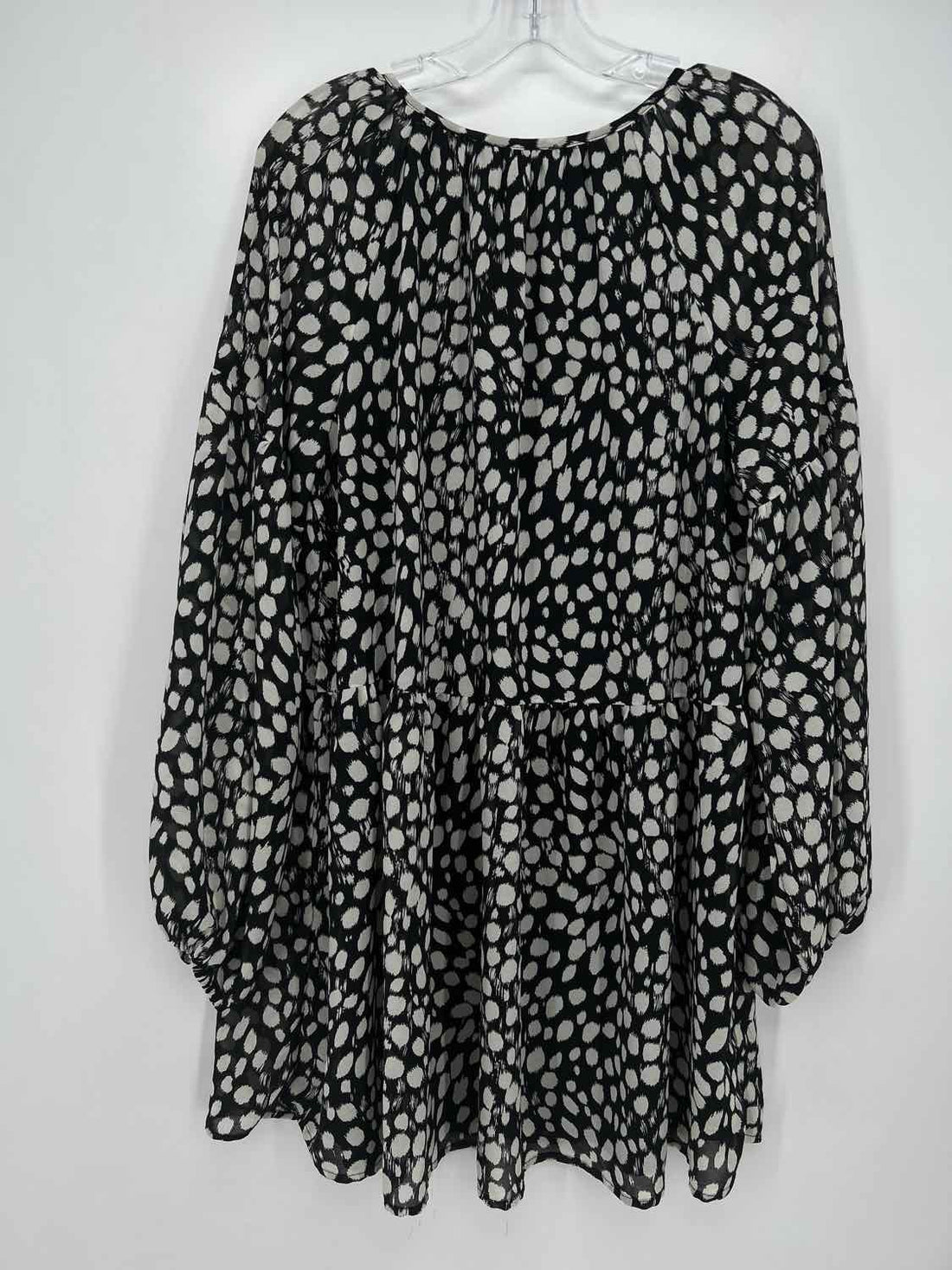 By Together Size L Black & White Dress