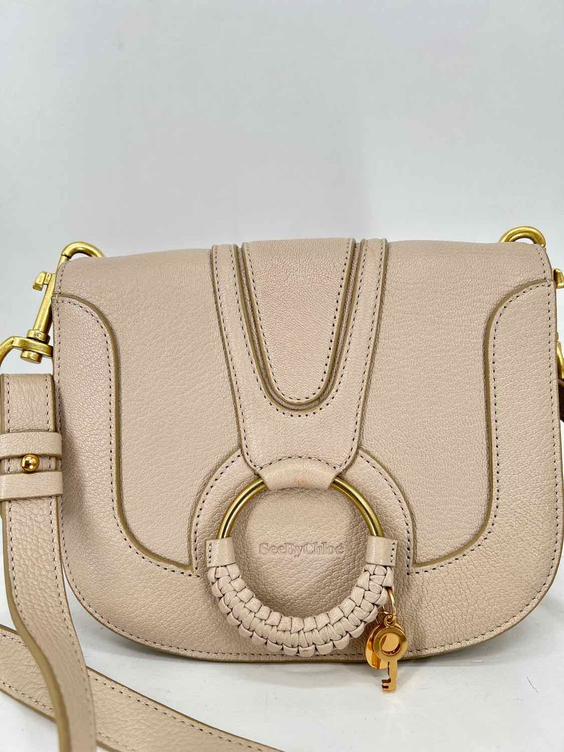 See By Chloe Beige Leather Pre Owned Crossbody