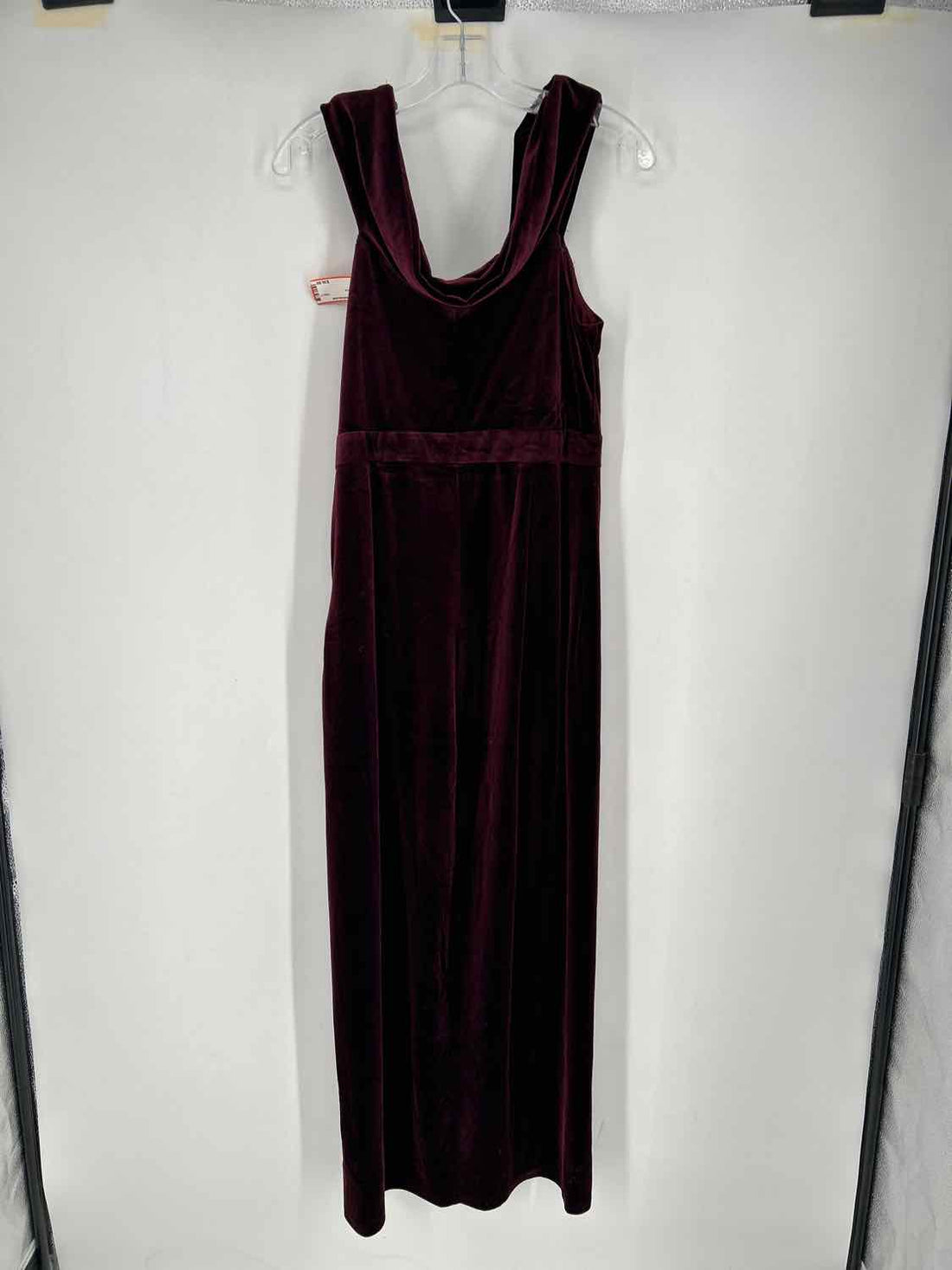 Lulus L Maroon Velvet Holiday
