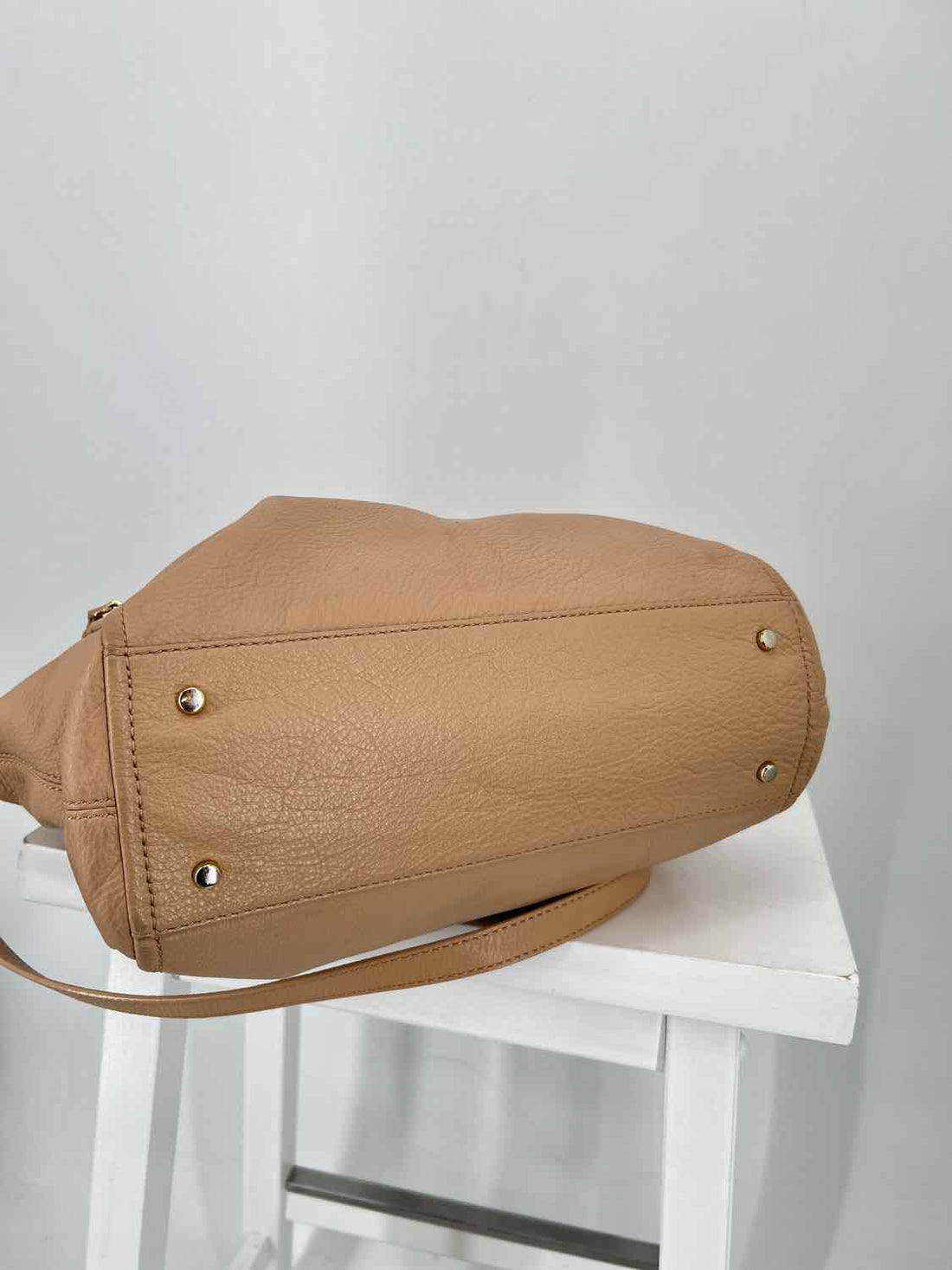 Kate Spade Beige Leather Satchel