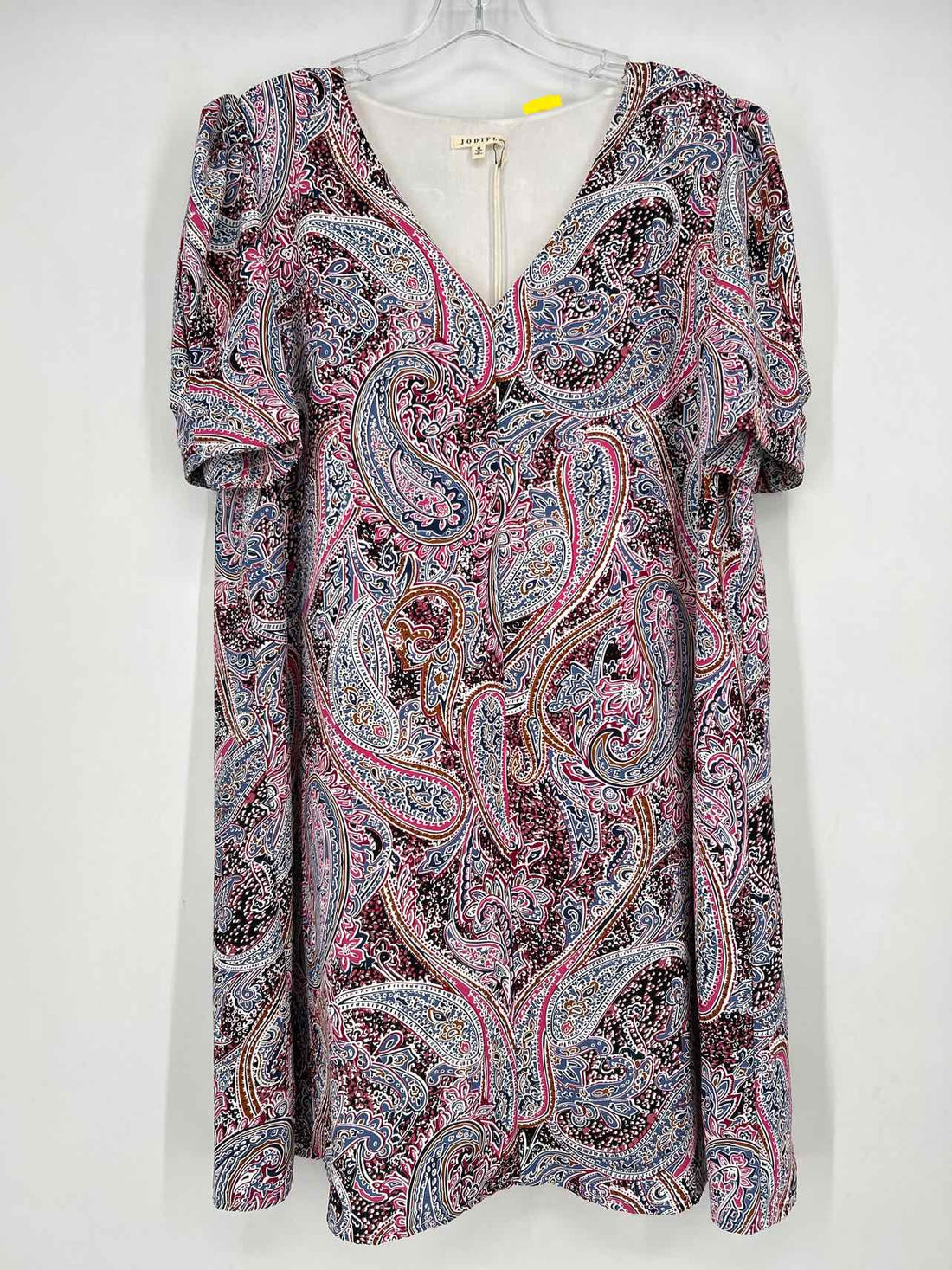 Jodifl Size M Navy & Pink Paisley NWT Dress