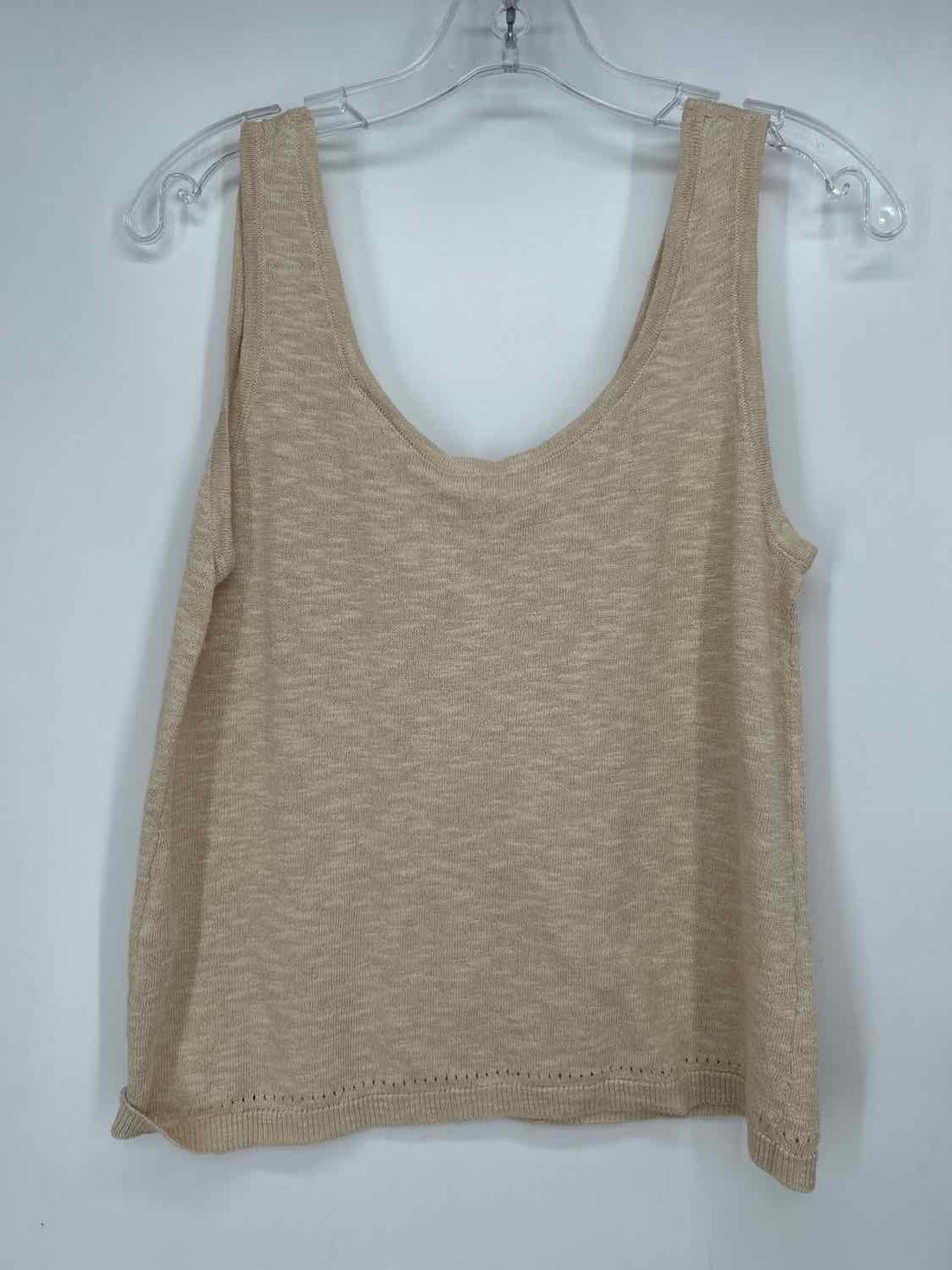 Mat De Misaine M Khaki Linen/Cotton NWT Boutique Top