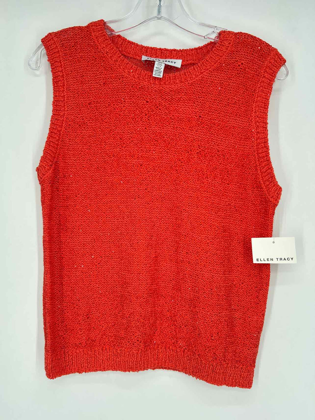 Ellen Tracy Size M Red NWT Sleeveless