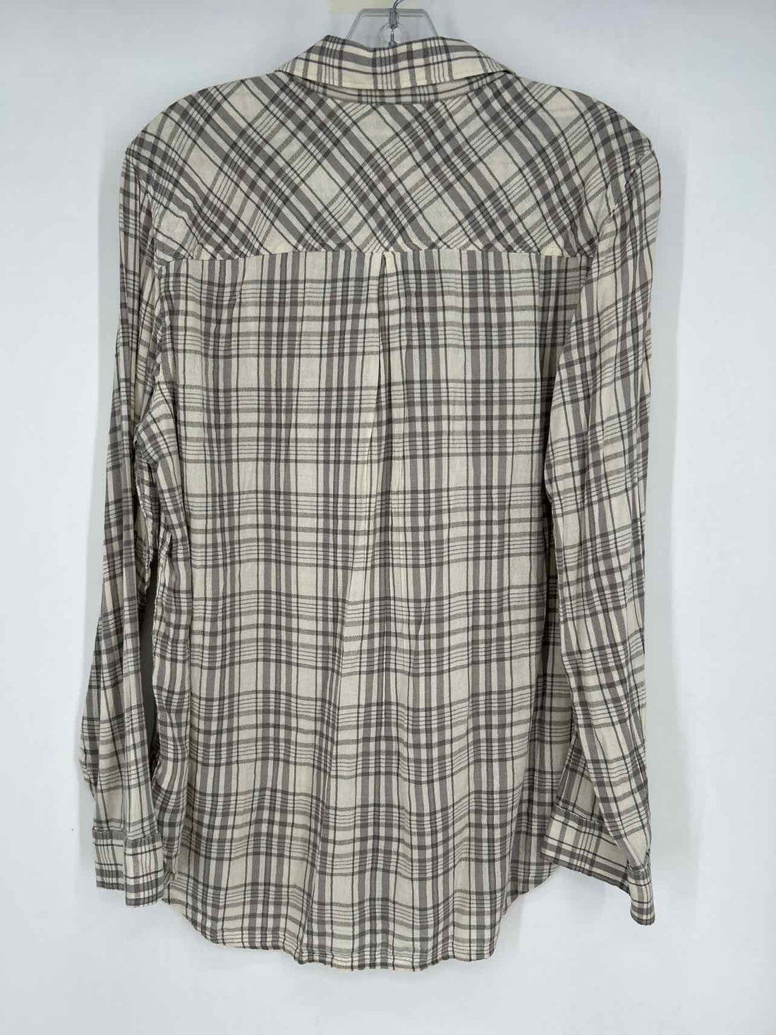 Lucky Brand Size L Beige Striped NWT Long Sleeve