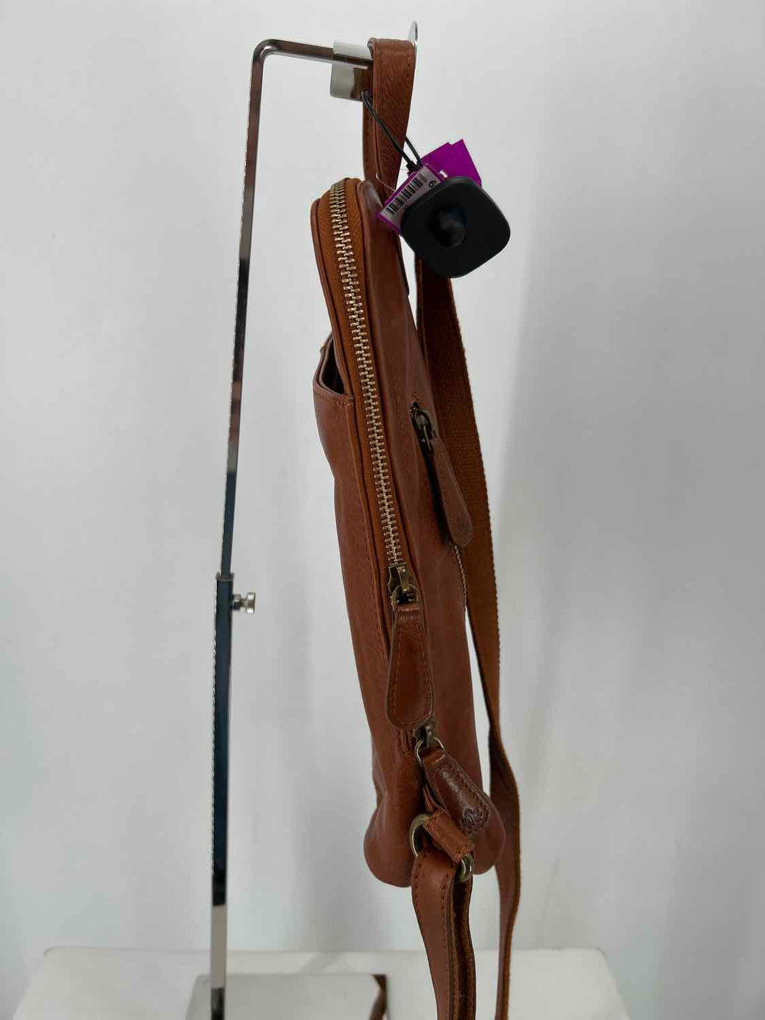 Oak & Tan Brown Genuine Leather Pre Owned Backpack