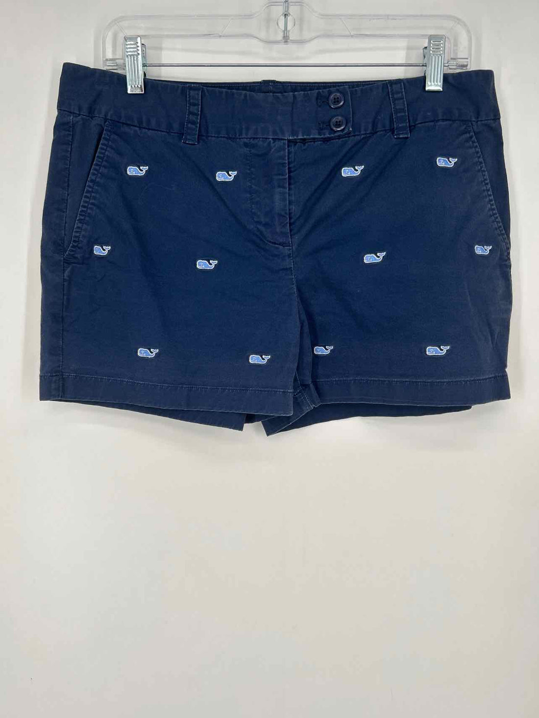 Vineyard Vines Size 8 Navy Embroidered Shorts