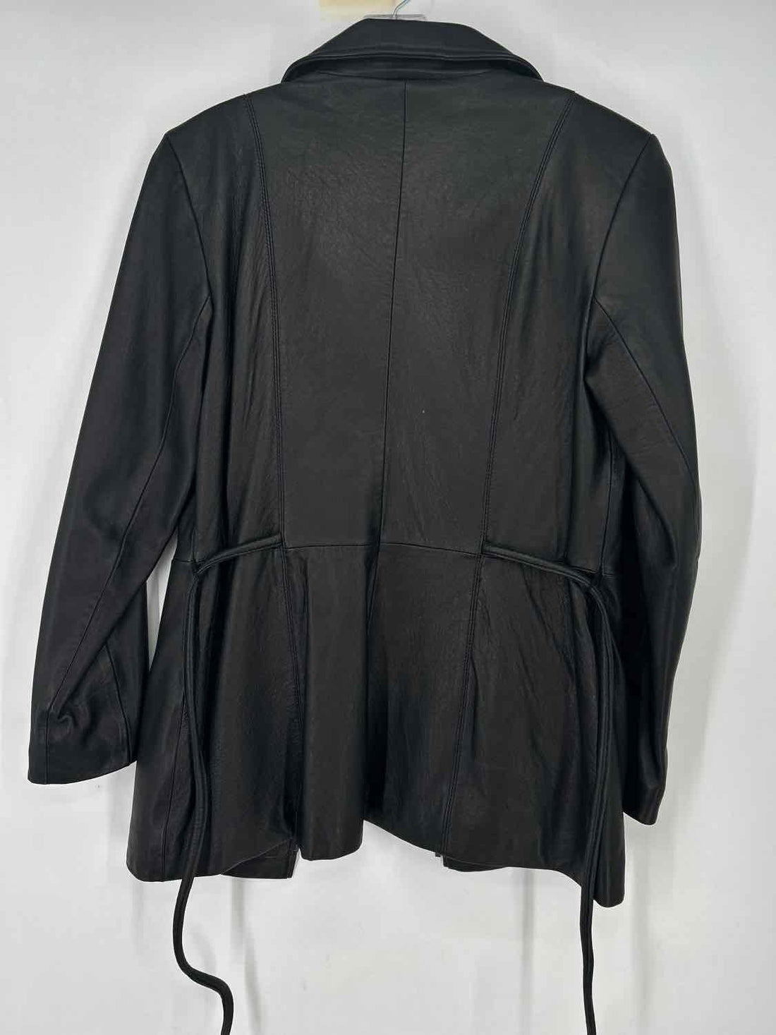 JLC Size S Black Leather Vintage Jacket