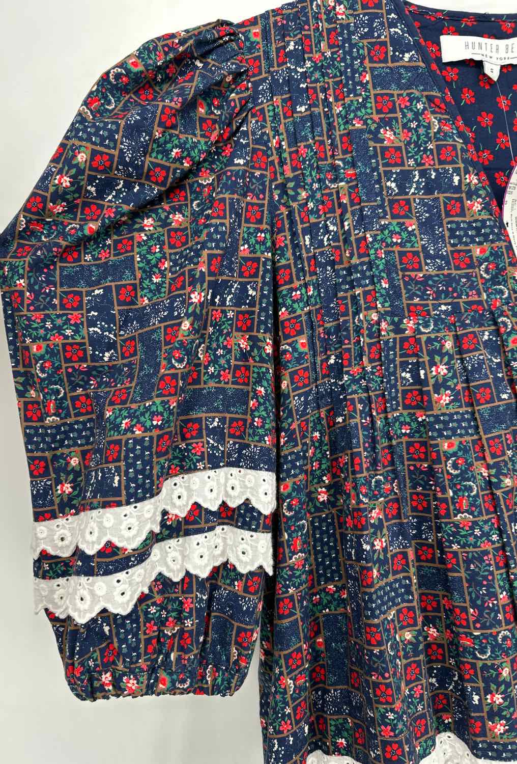 Hunter Bell Size S Navy Floral Dress