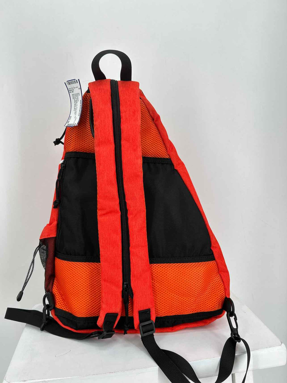 Sucipi Dark Orange Nylon Pre Owned Backpack