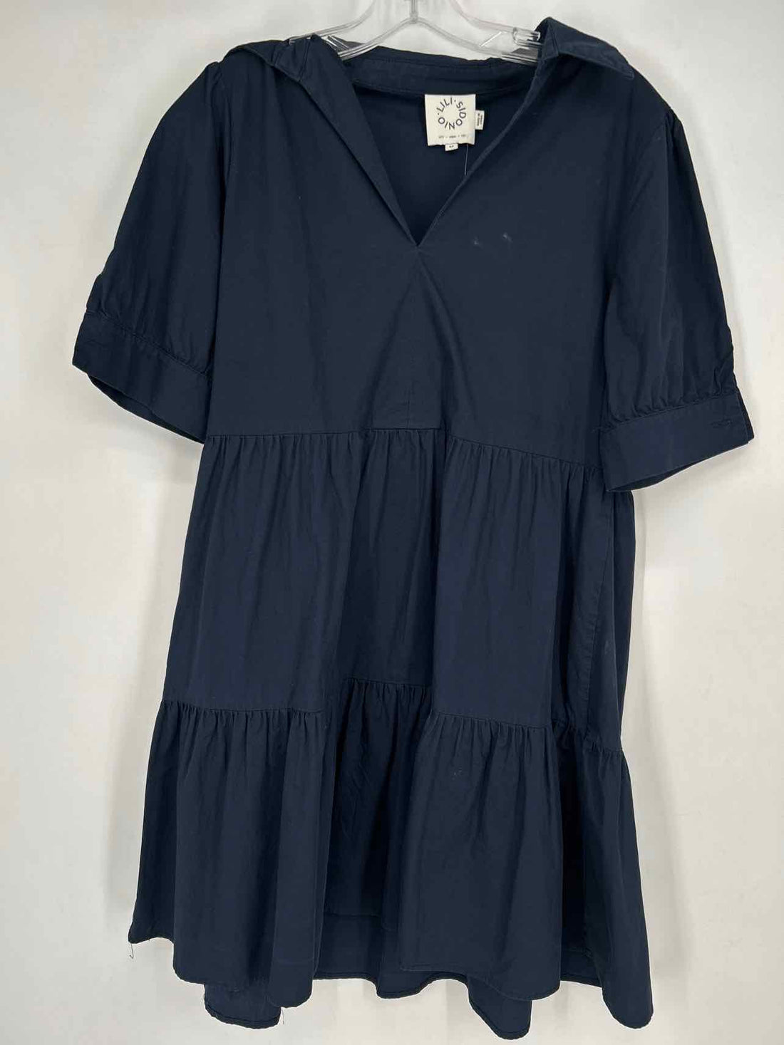 Lili Sidonio Size M Navy Short Sleeve Dress