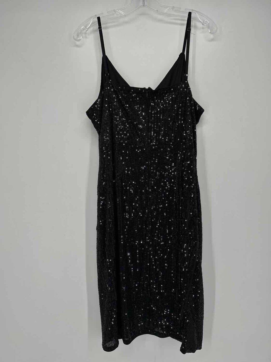 Grace Karin Size 2X Black Sequin Dress