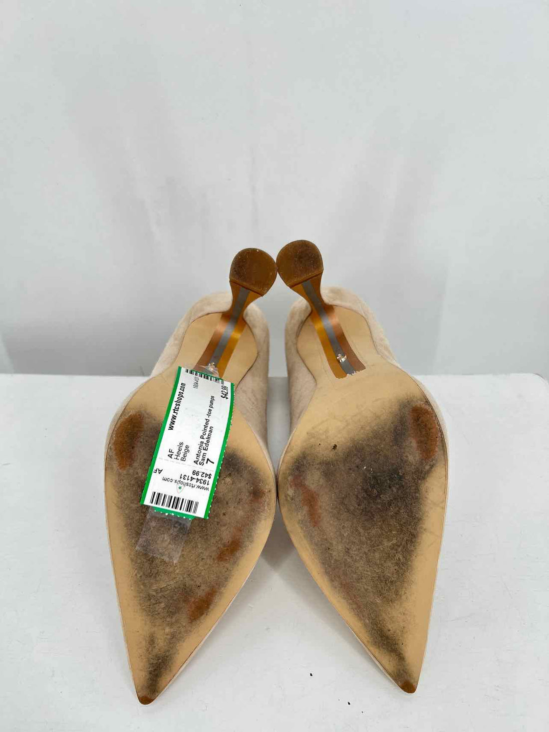 Sam Edelman Women Size 7 Beige Heels