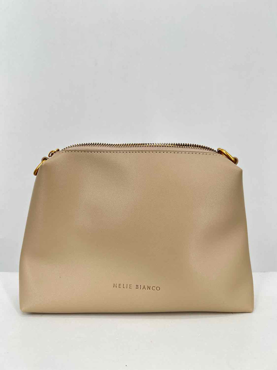 Melie Bianco Beige Vegan Leather Pre Owned Tote