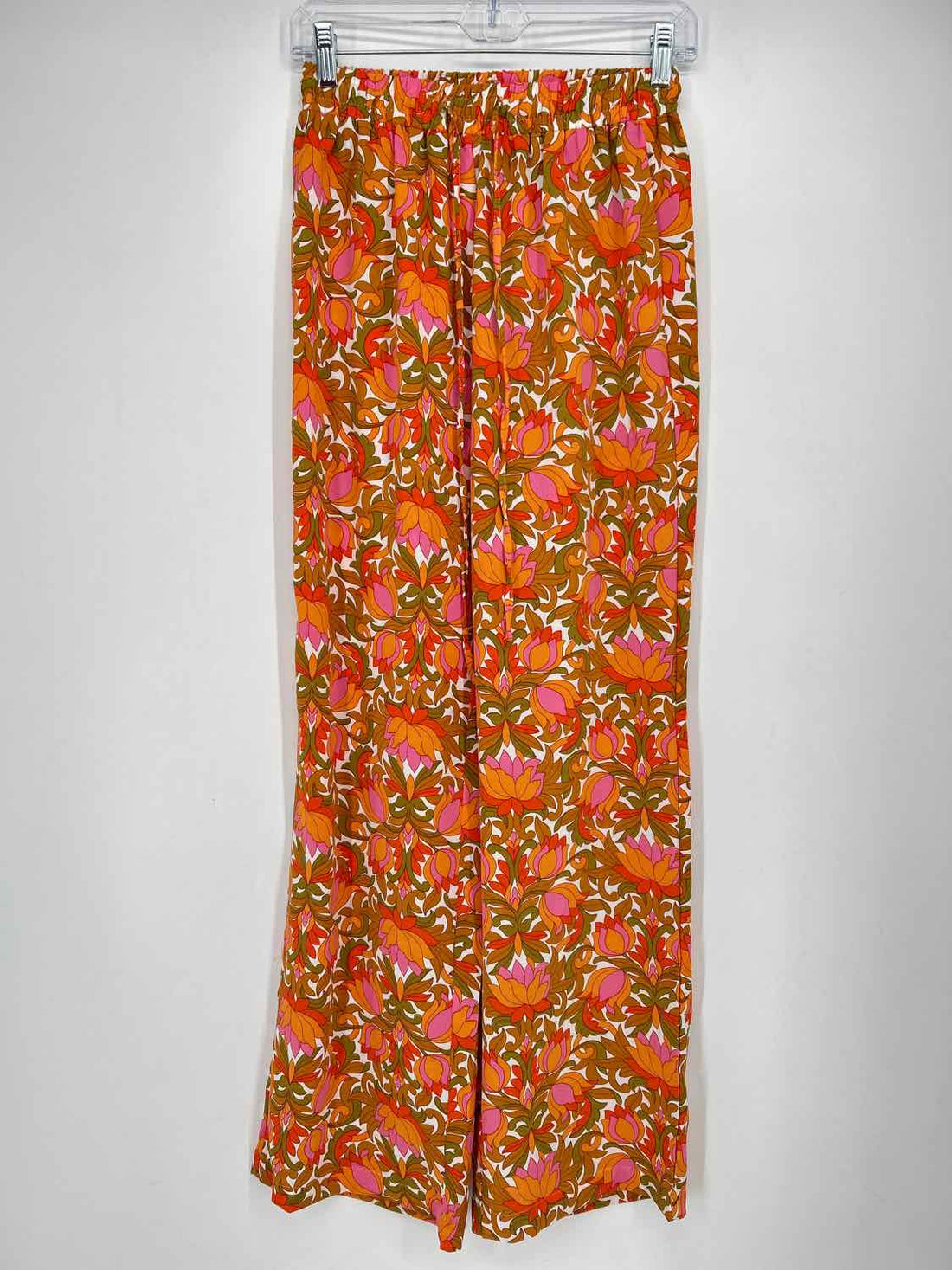 Pretty Garbage Size M Orange Print Pants