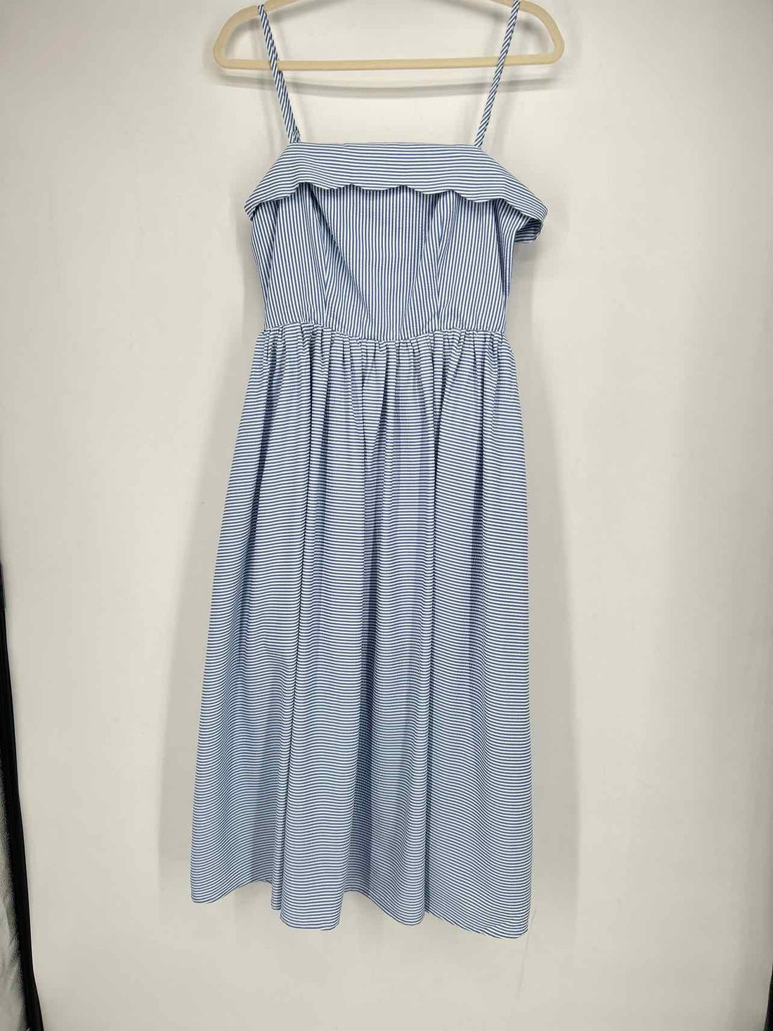 Reminiscence Size M Blue & White Striped Seersucker NWT Dress