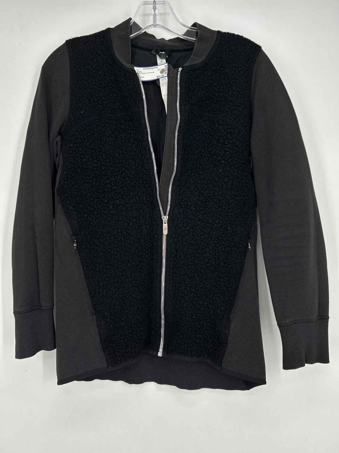 Lululemon Size 6 Black Sherpa Jacket