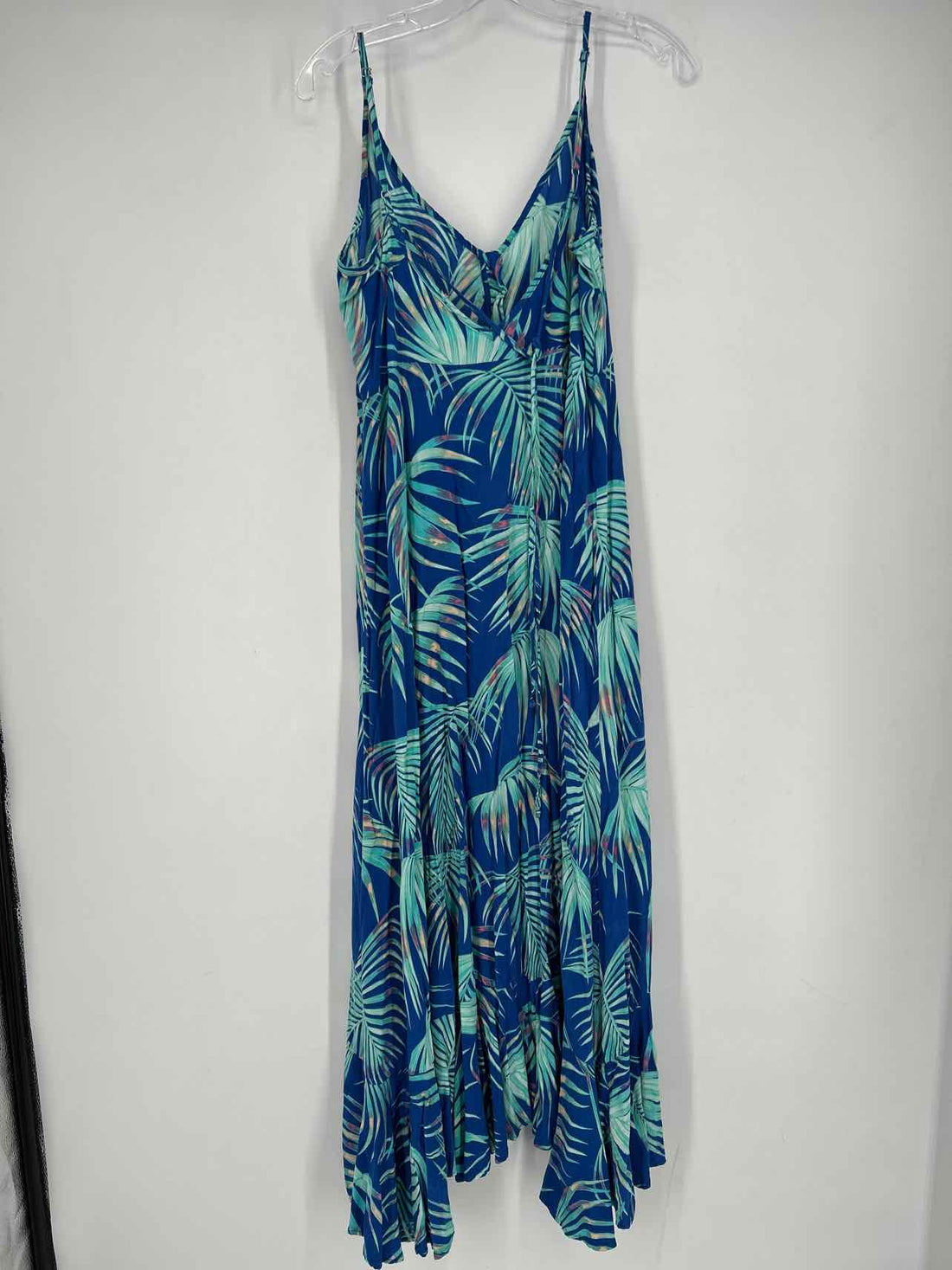 XIX Palms Size S Blue Print Sleeveless Dress