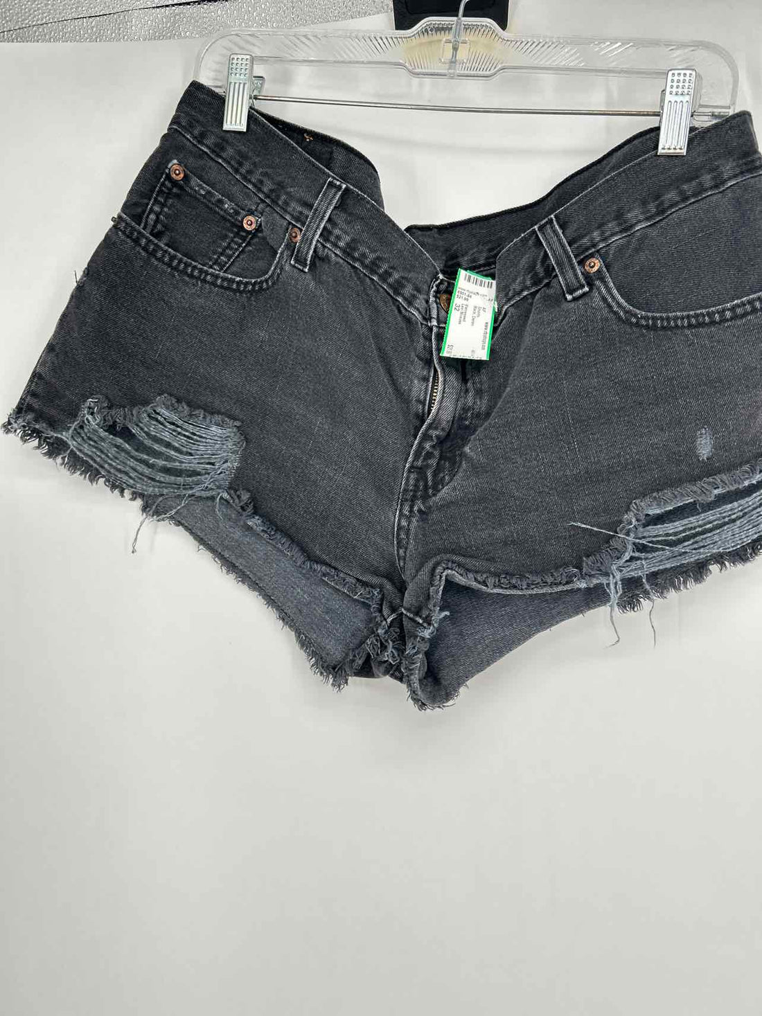 Levi Strauss Size 32 Black Denim Shorts