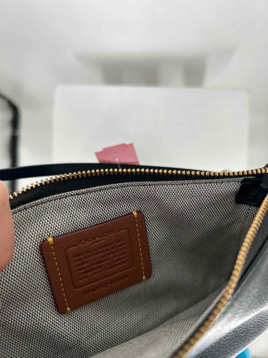 Coach Black Leather Like New Shoulder