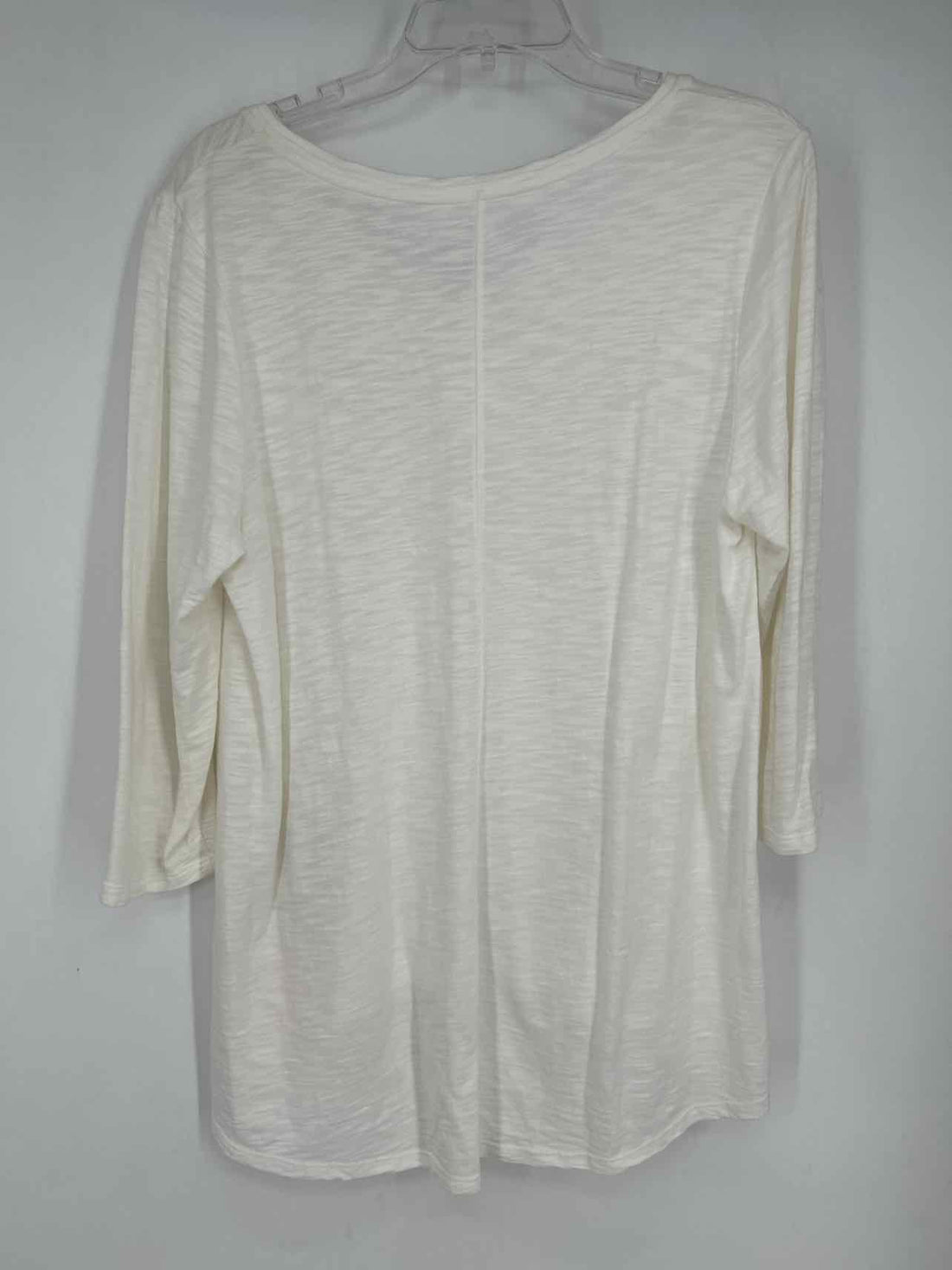 Chicos Size 1 (M) White Long Sleeve
