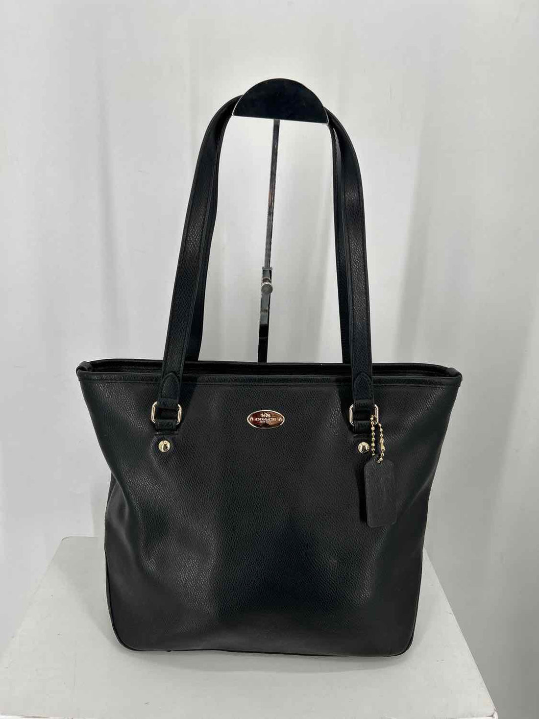Coach Black Leather Tote