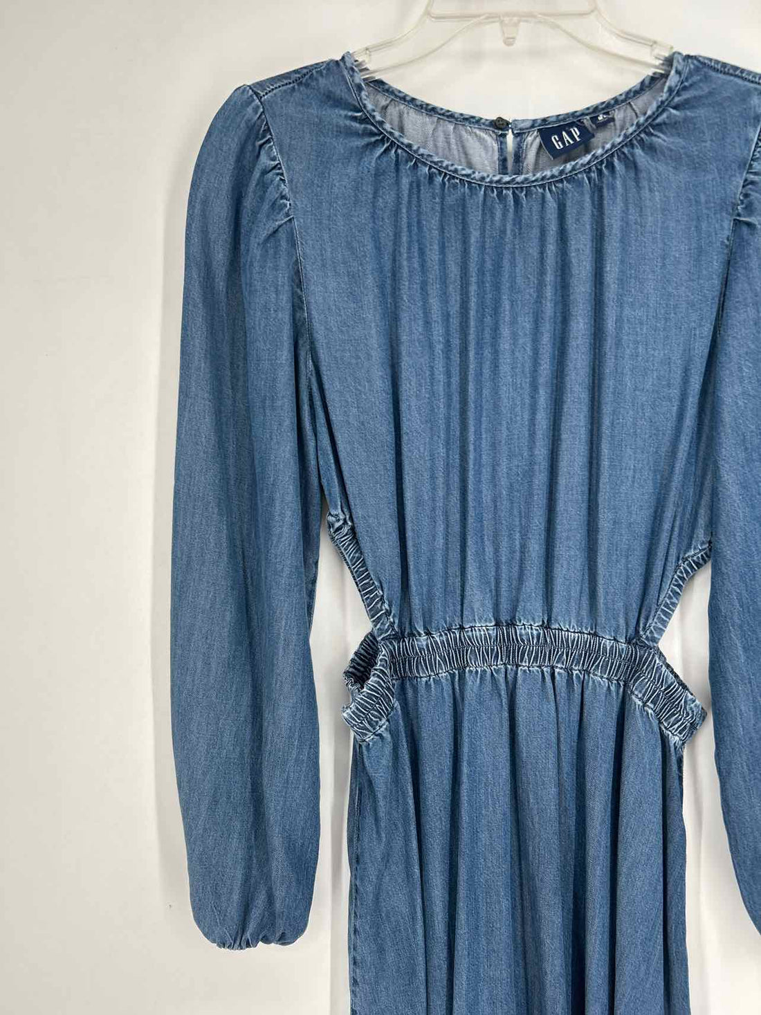 Gap Size M Chambray Long Sleeve Dress