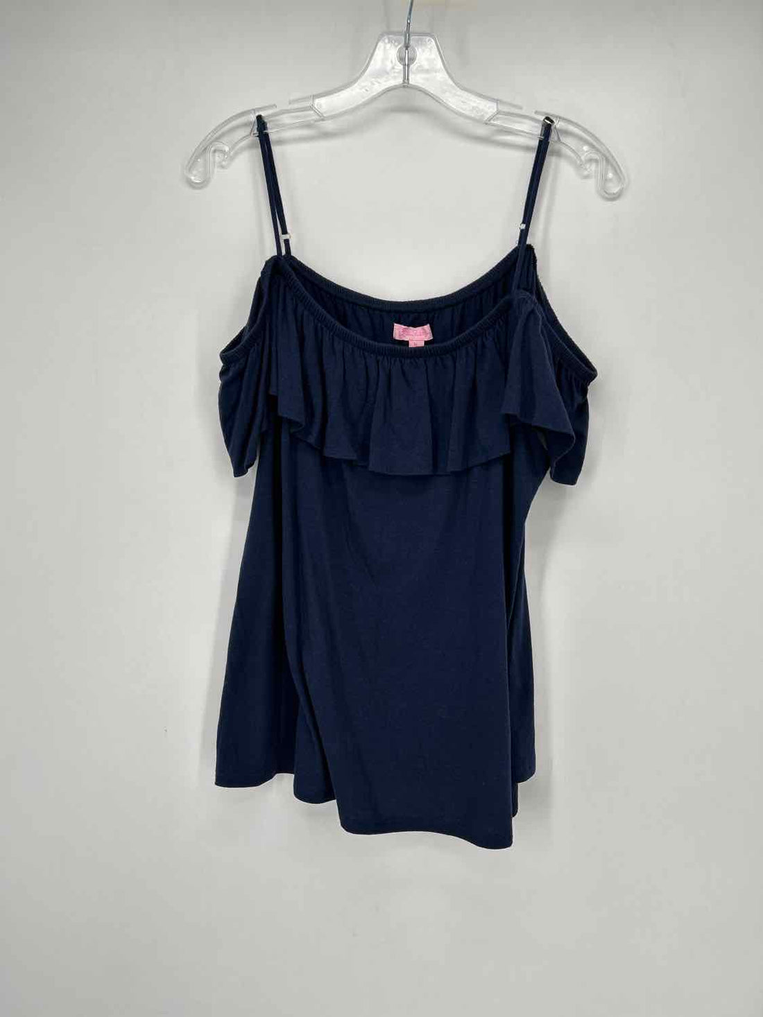 Lilly Pulitzer Size XL Navy Cold Shoulder
