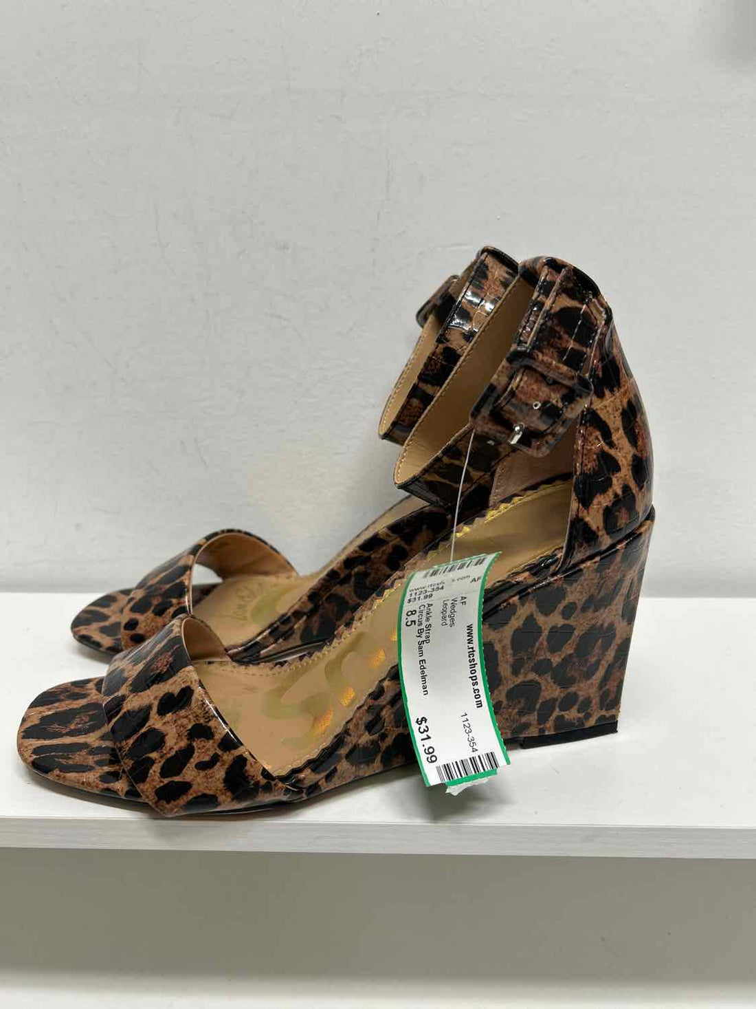 Circus By Sam Edelman Women Size 8.5 Leopard Wedges