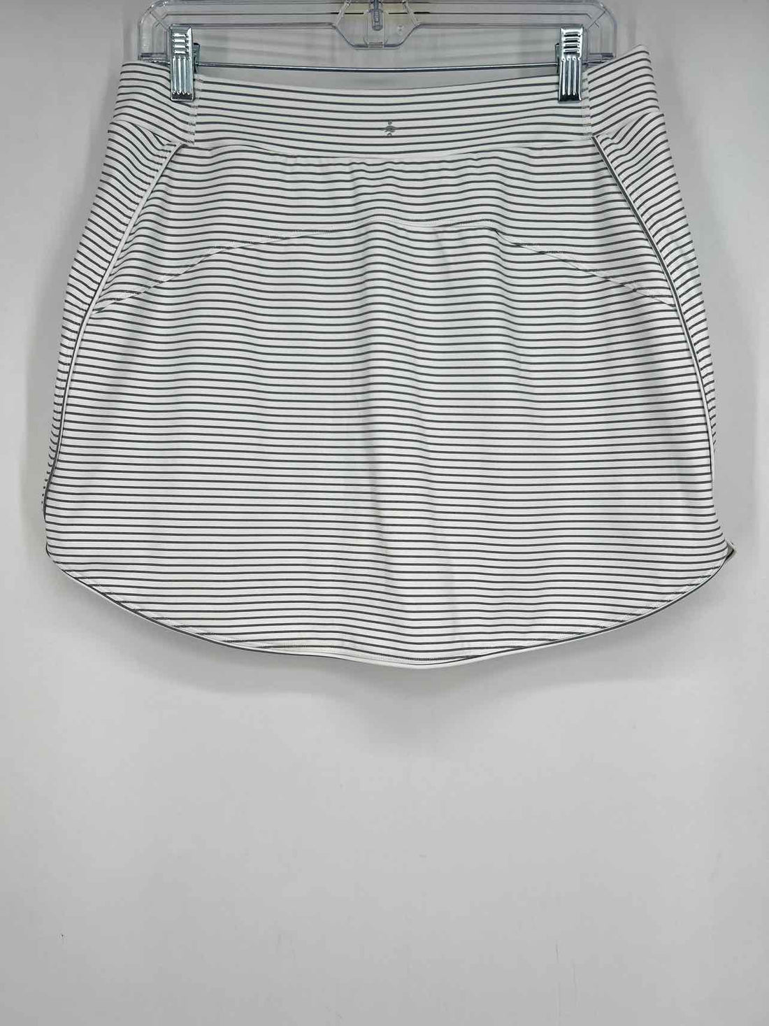 Halara Size L White Striped Active Skorts