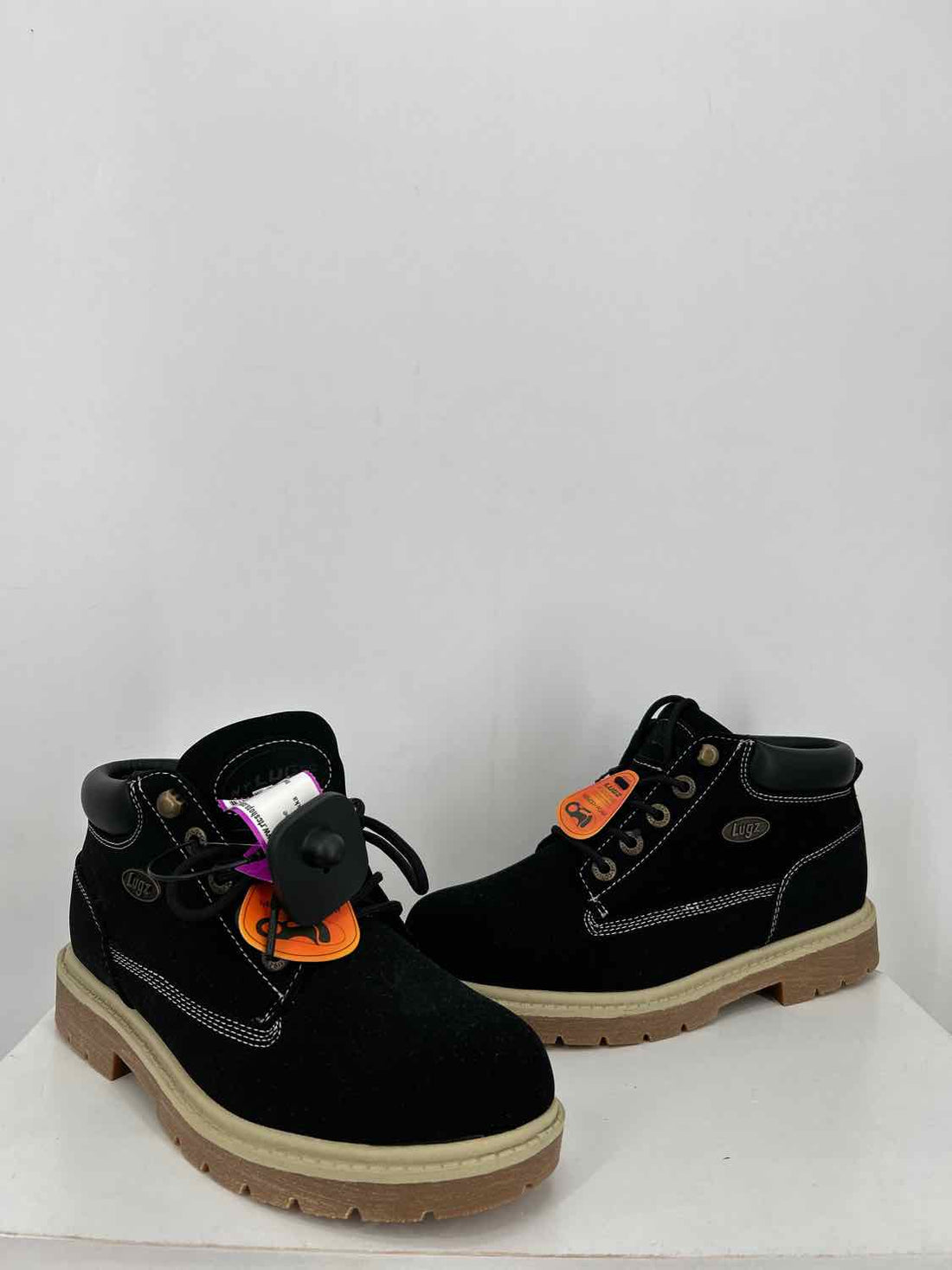 Lug Women Size 7.5 Black Neoprene Ankle Boot