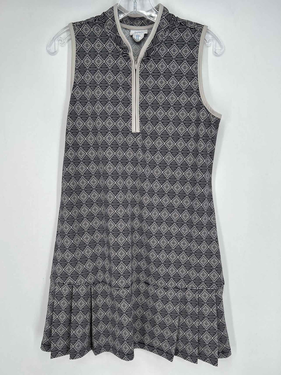 Sigrid Olsen Size M Black & Beige Active Dresses