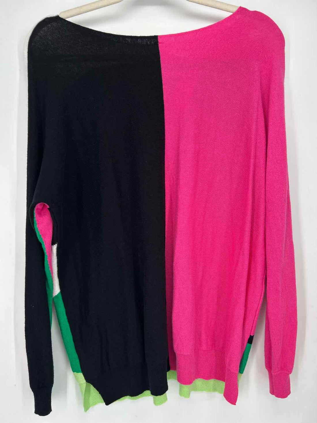 Zaket & Plover Size L Black pink & white print Sweater