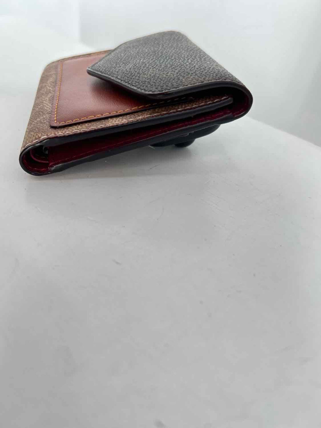 Coach Brown Signature Leather Wallet