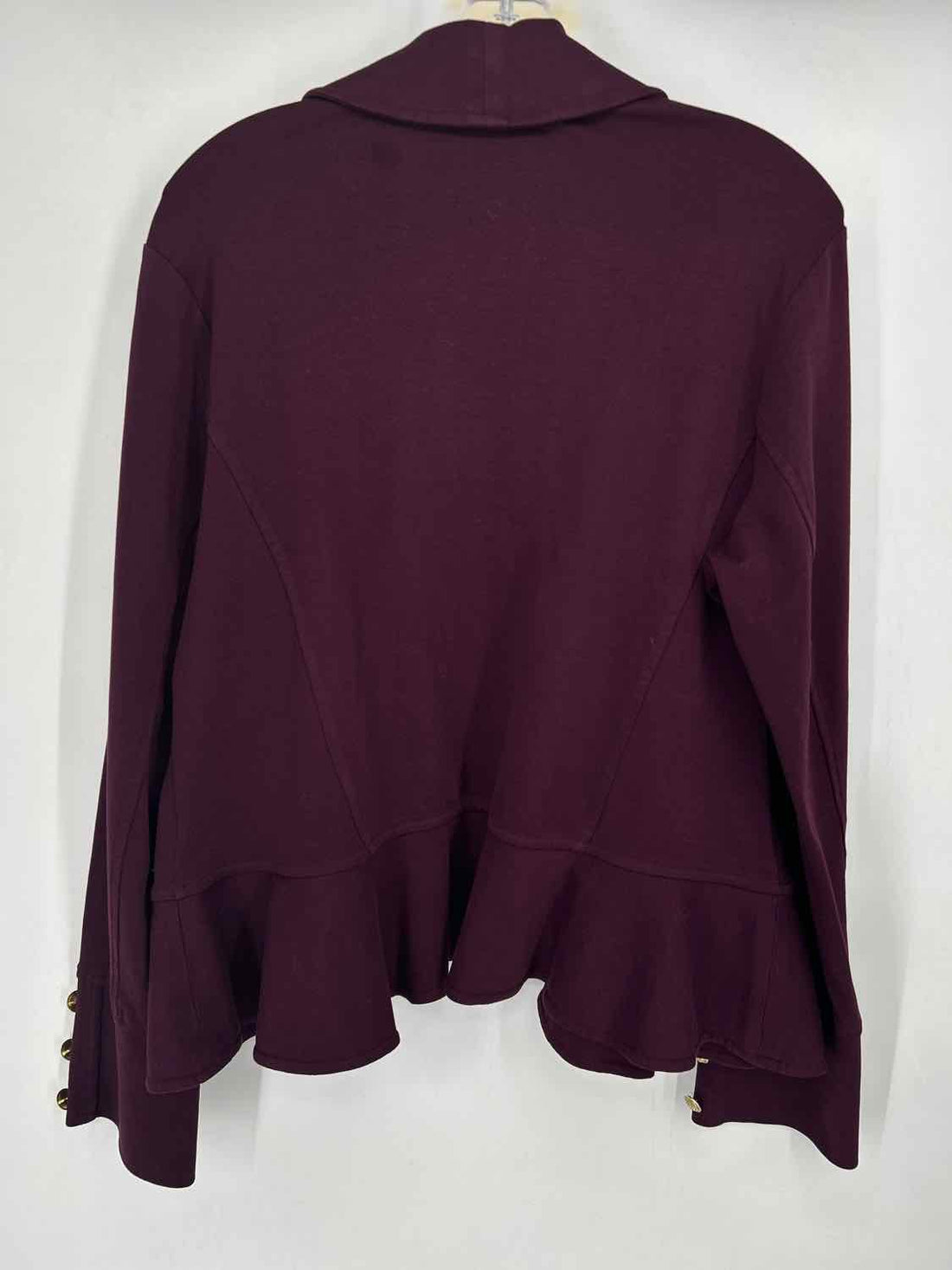 J Jill Size L Burgandy Blazer