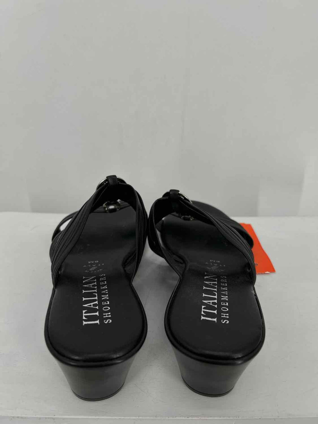 Italian Shoe Makers Women Size 8 Black Wedges