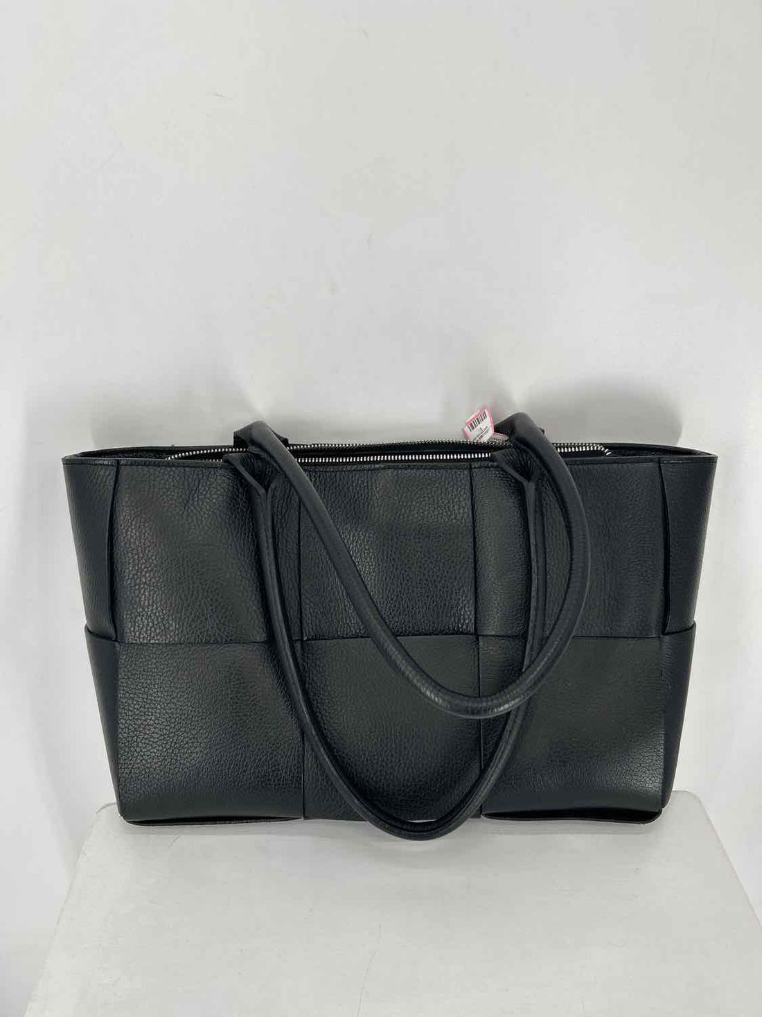 Genuine Leather Black Tote