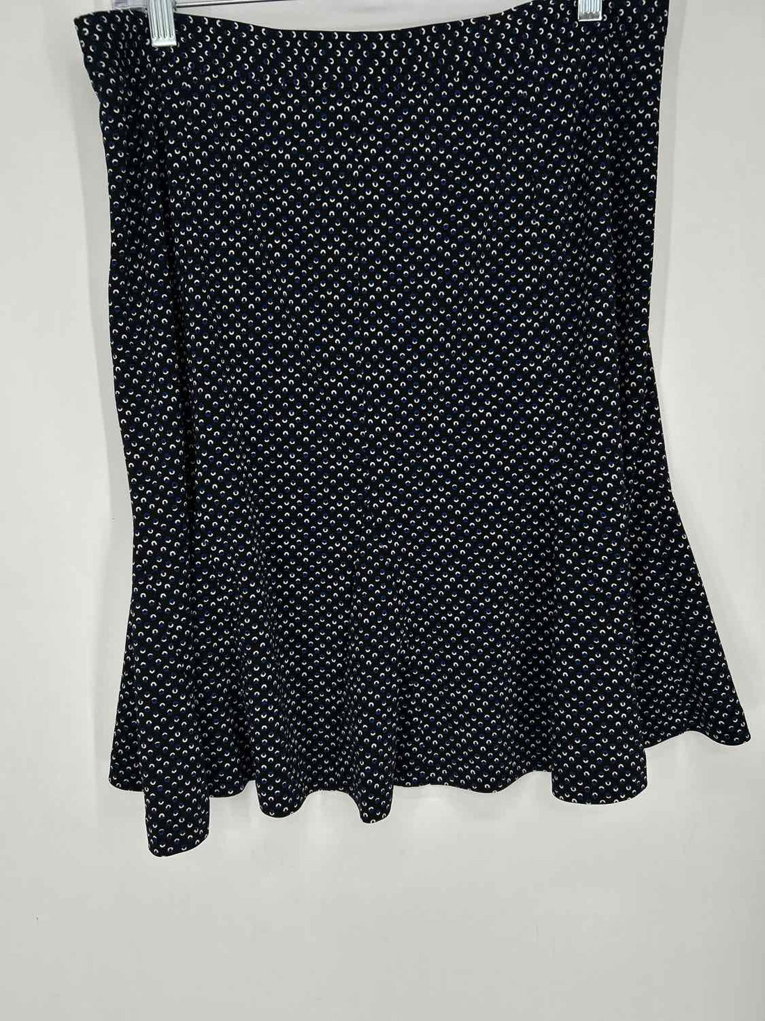 Talbots Size 12P Black Blue & White Print Skirts