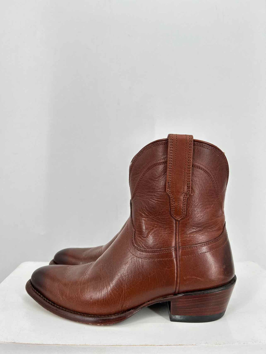 Tecovas Women Size 7 Brown Cowboy Boot