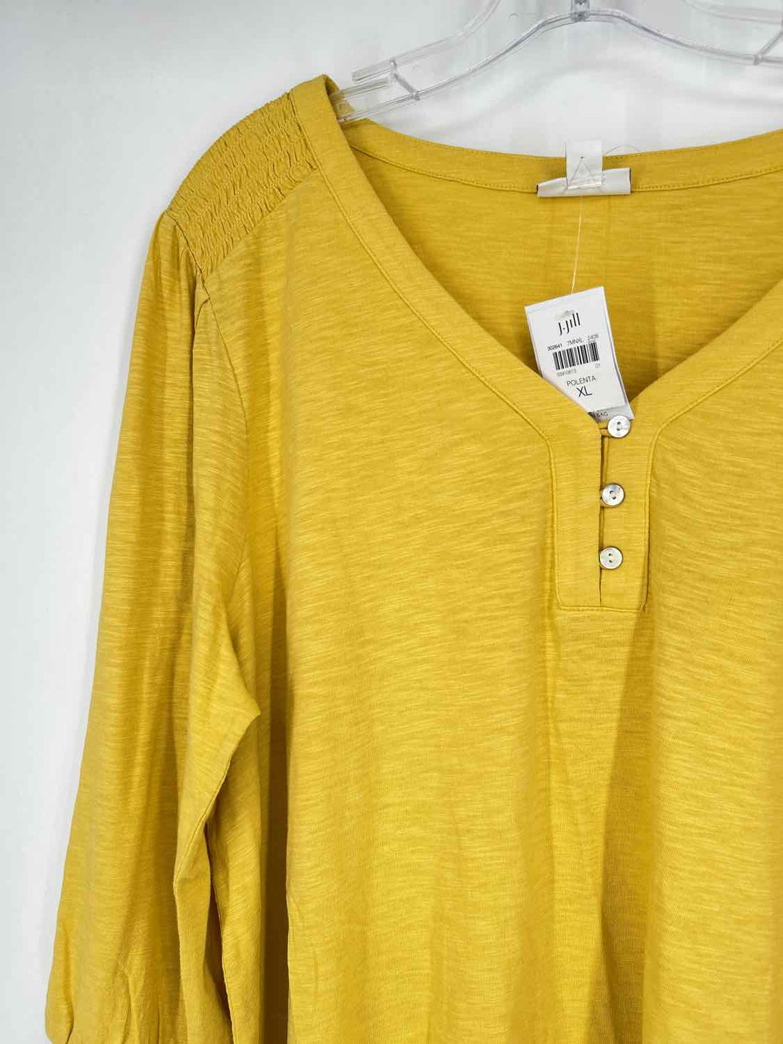 J Jill Size XL Yellow NWT Long Sleeve