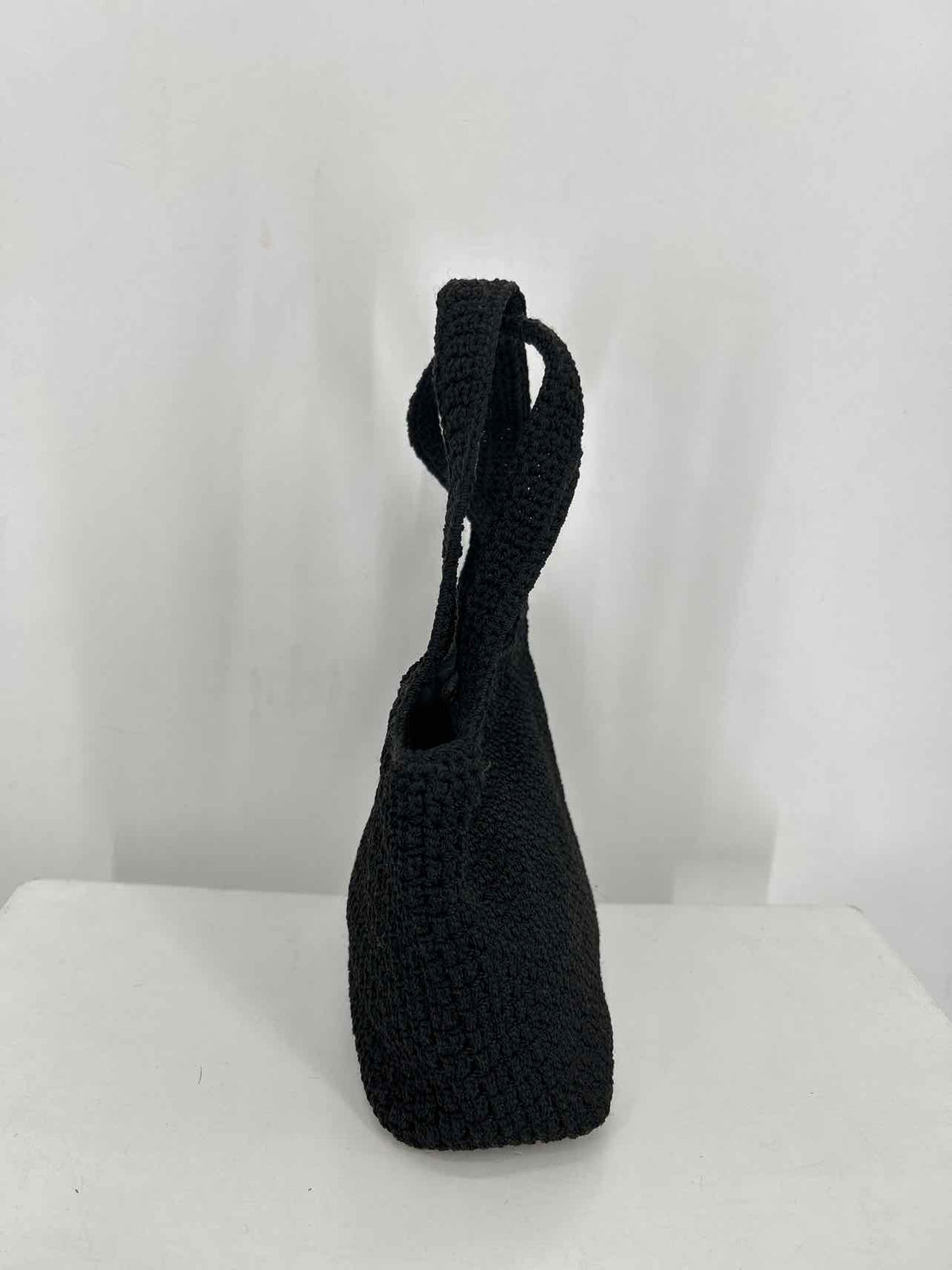 Jacqueline Ferrar Black Crochet Excellent Condition Purse
